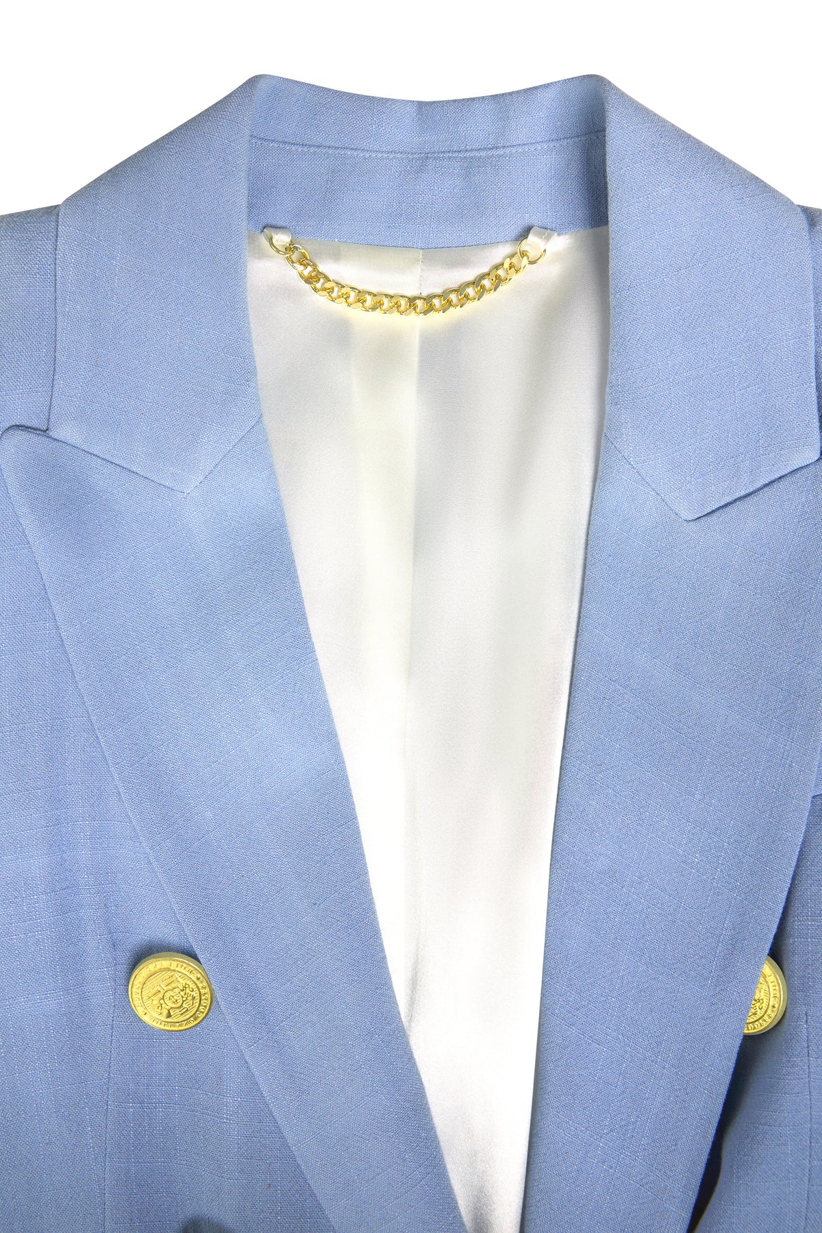Knightsbridge Blazer (Ice Blue Linen)