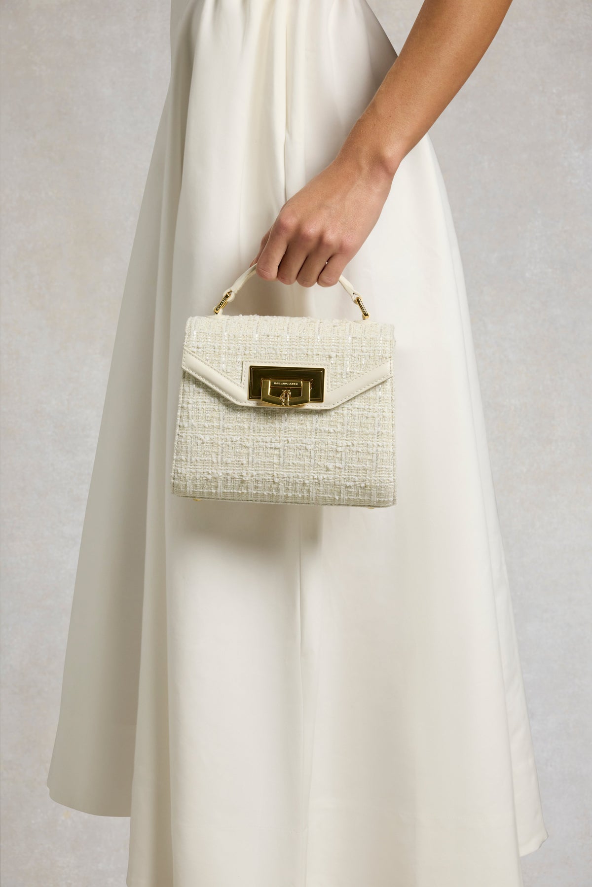 Mini Cheltenham Bag (Cream Boucle)