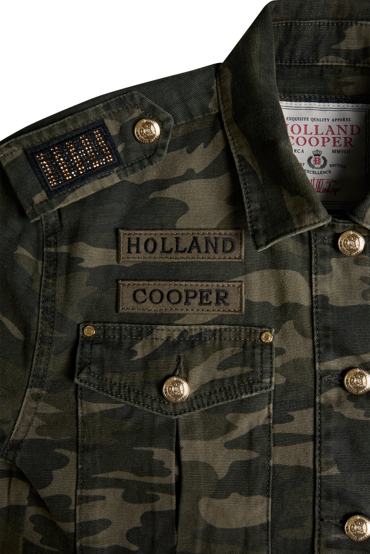 Premium Artillery Jacket (Washed Camo)