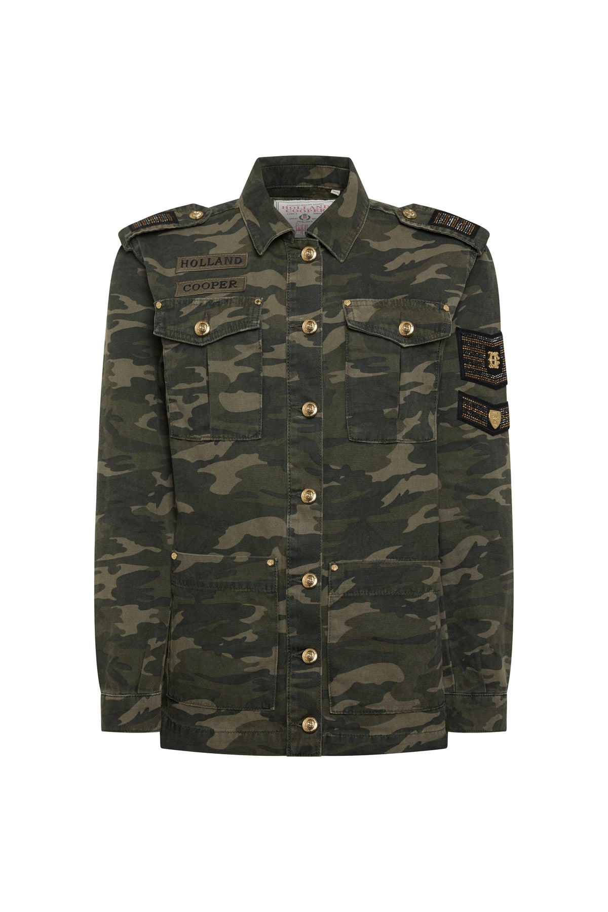 Premium Artillery Jacket (Washed Camo)