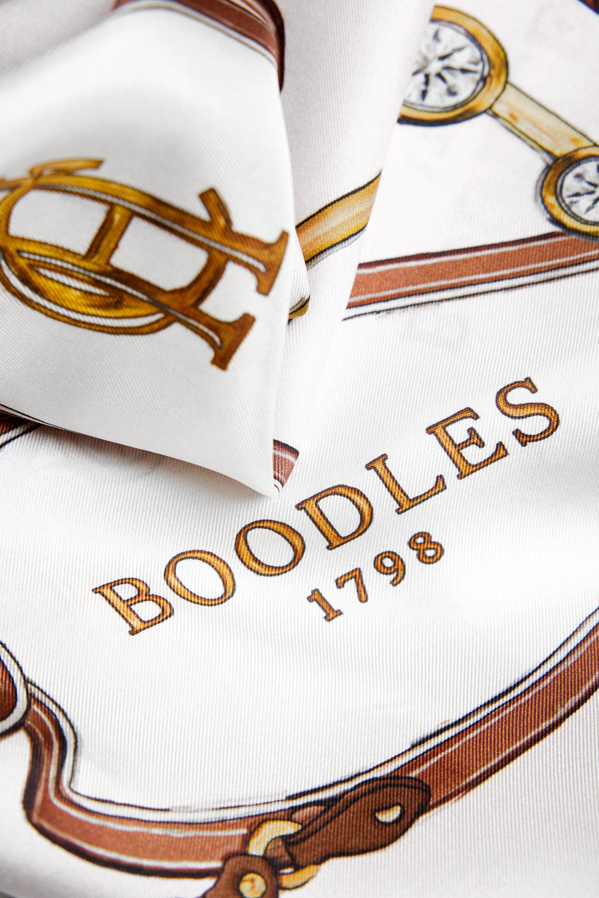 HC x Boodles Silk Scarf (Gold)