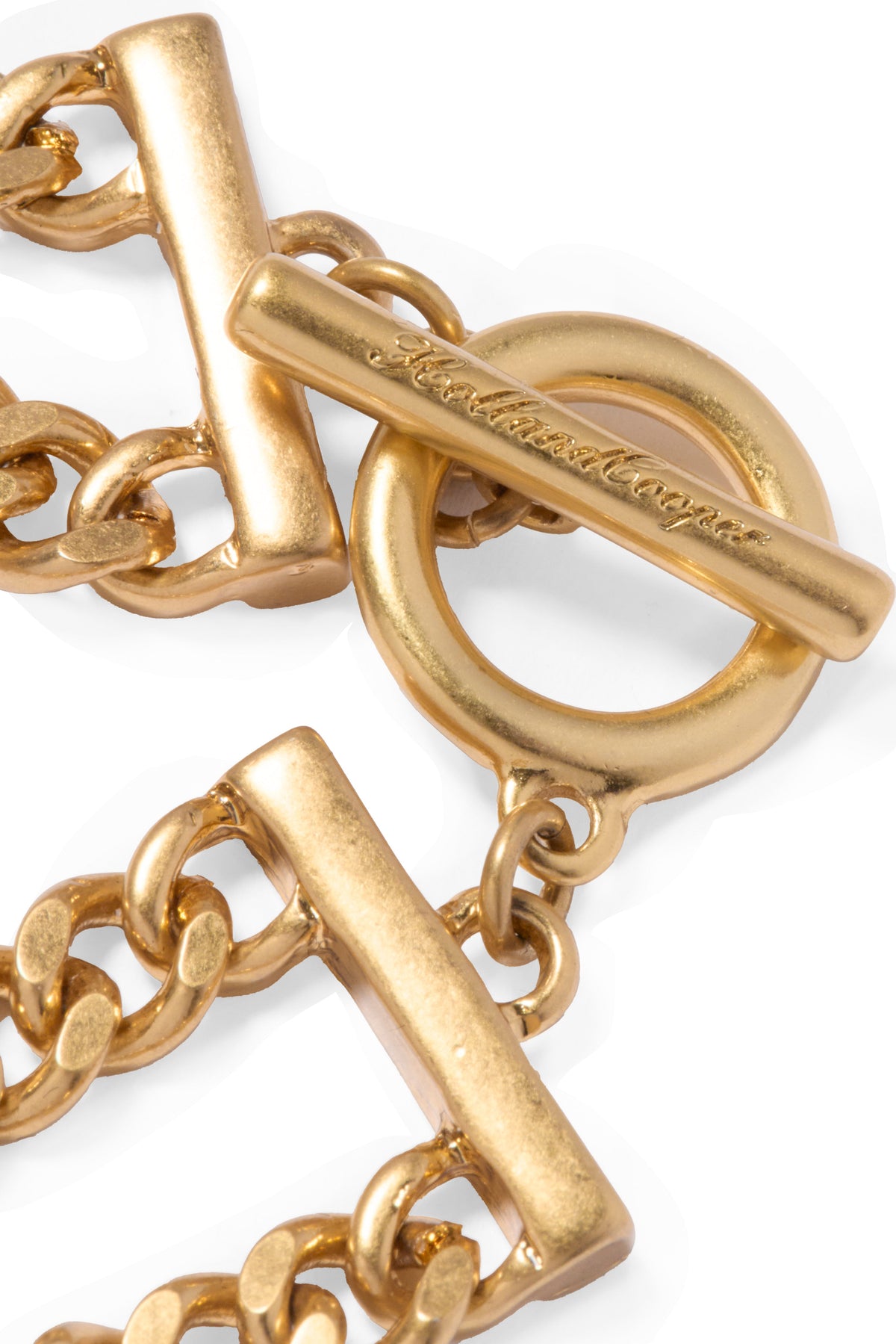 HC Double Chain Bracelet (Vintage Gold)
