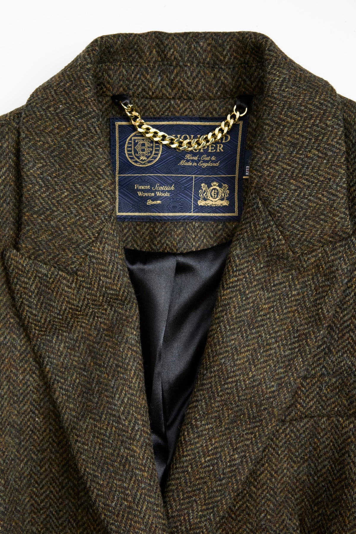 Hacking Jacket (Dark Green Herringbone)
