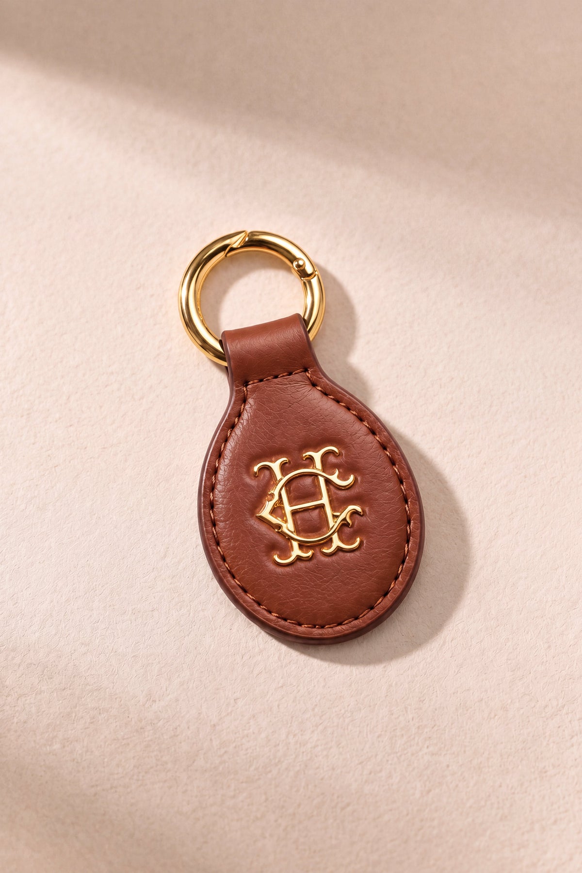 Heraldic HC Key Ring (Tan)