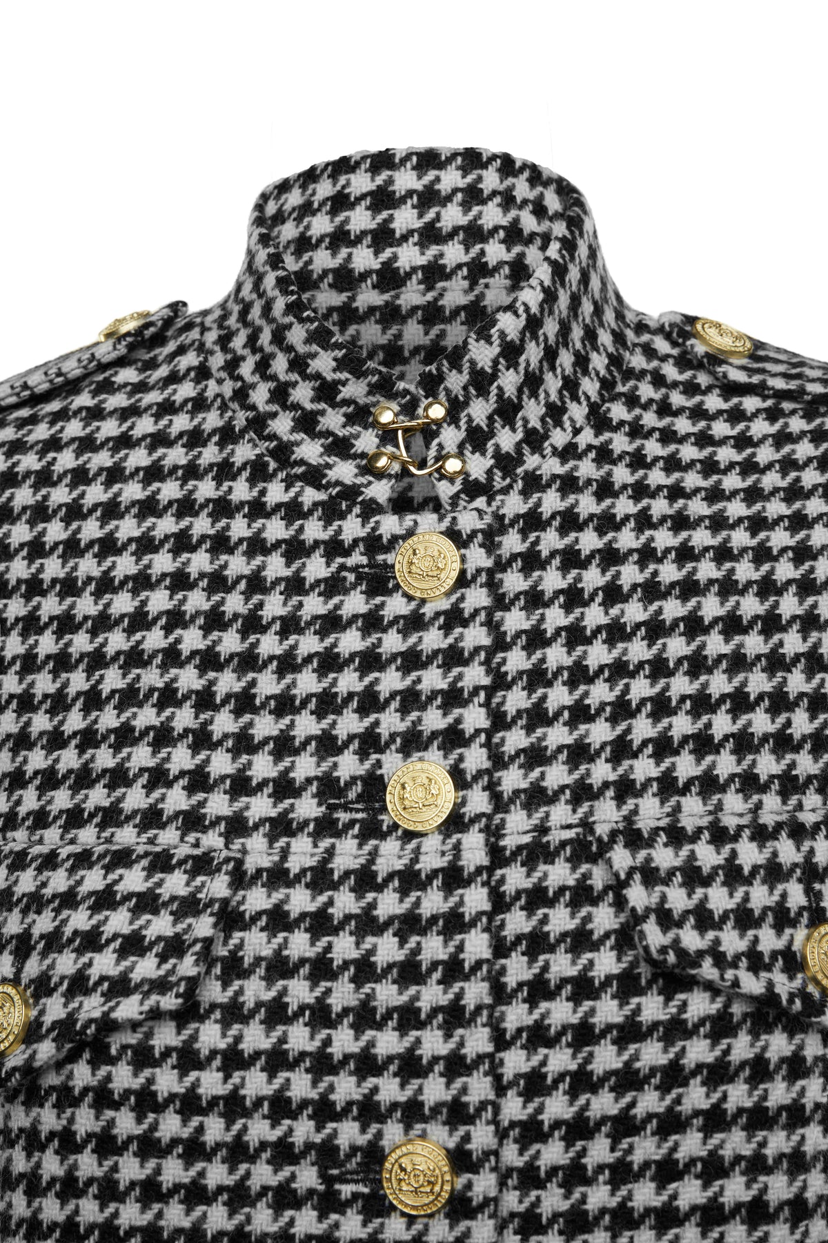 Highbury Cape Coat (Houndstooth)