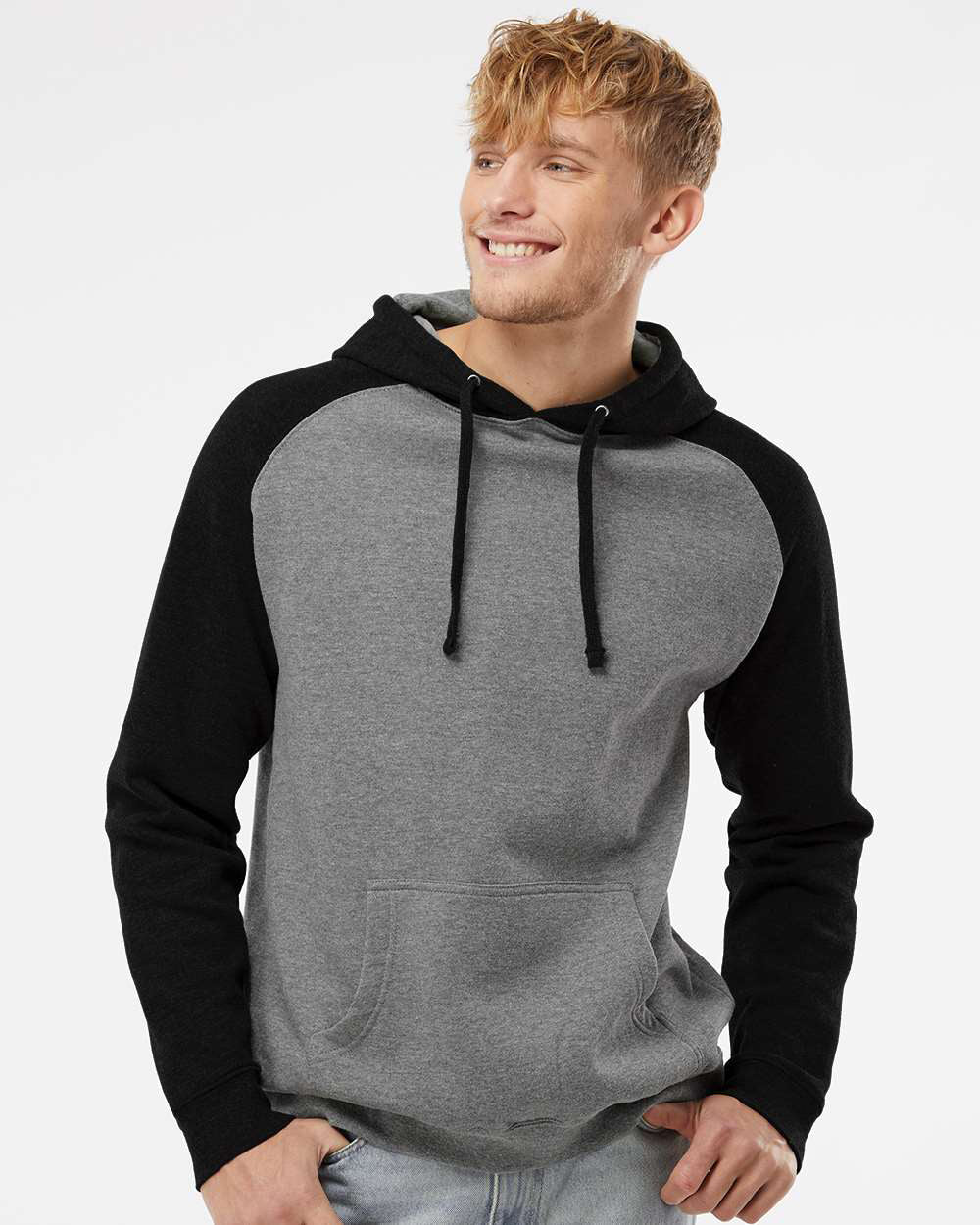 Raglan Sleeve Pullover Hood