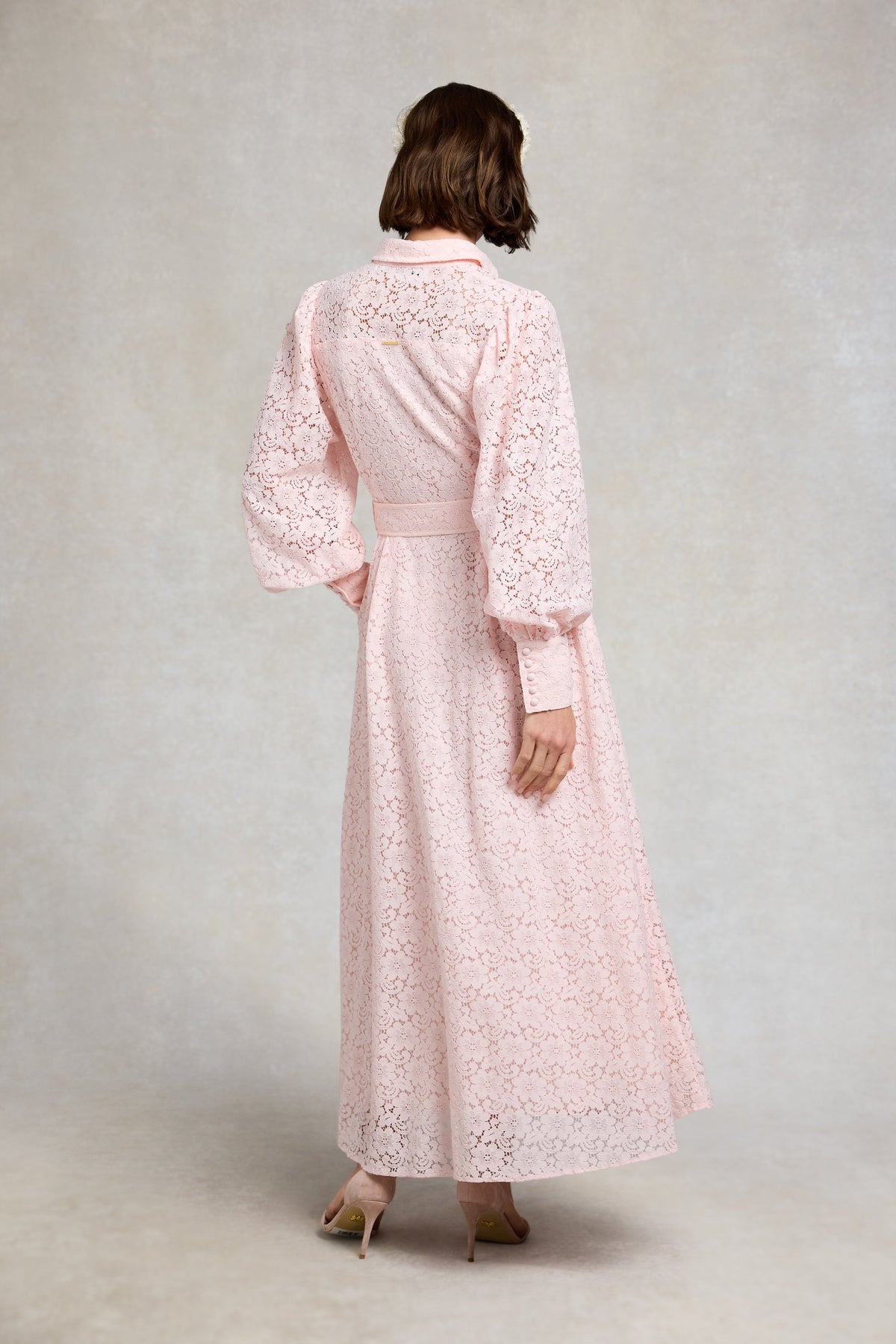 Iona Lace Dress (Blush)