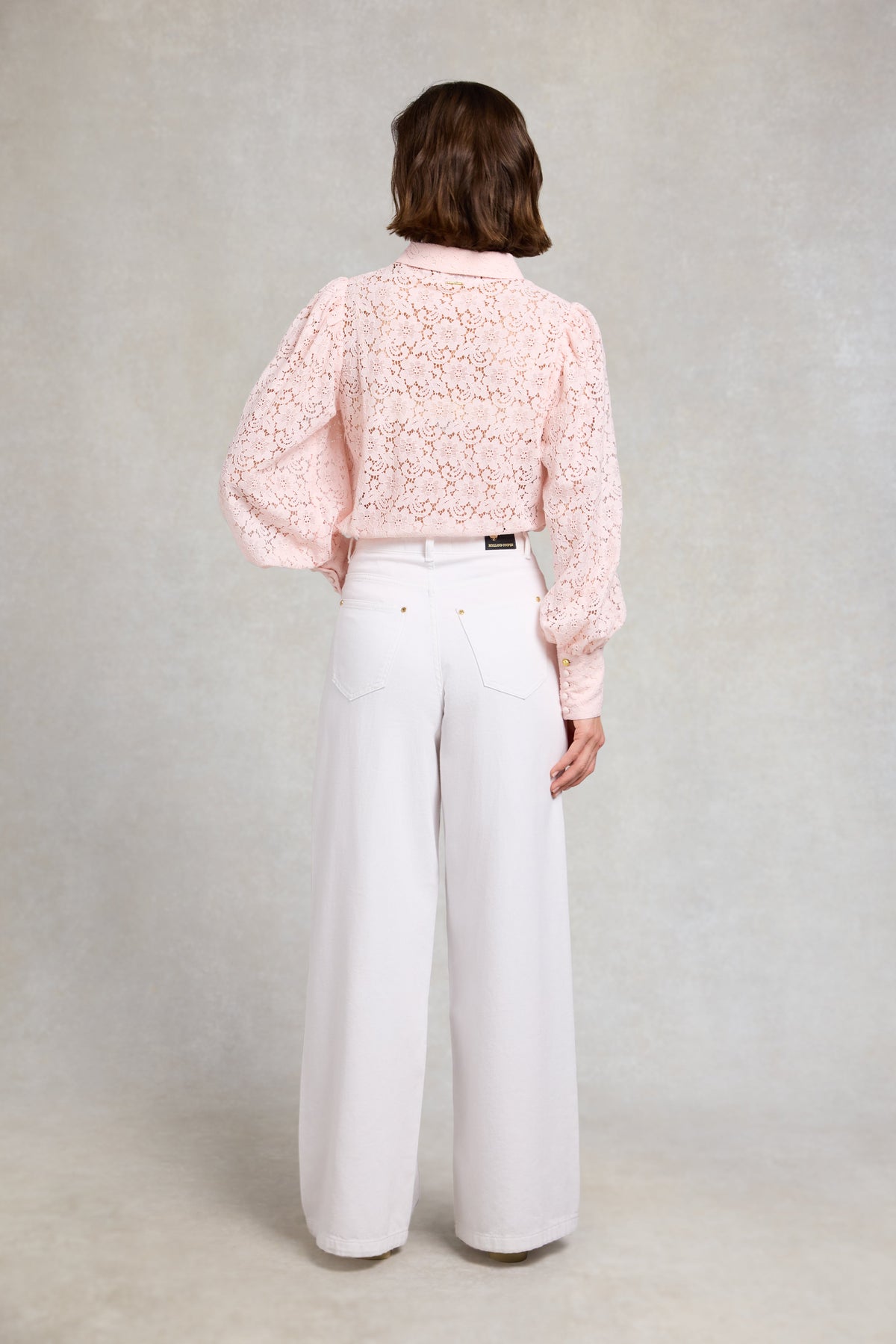 Iona Lace Shirt (Blush)
