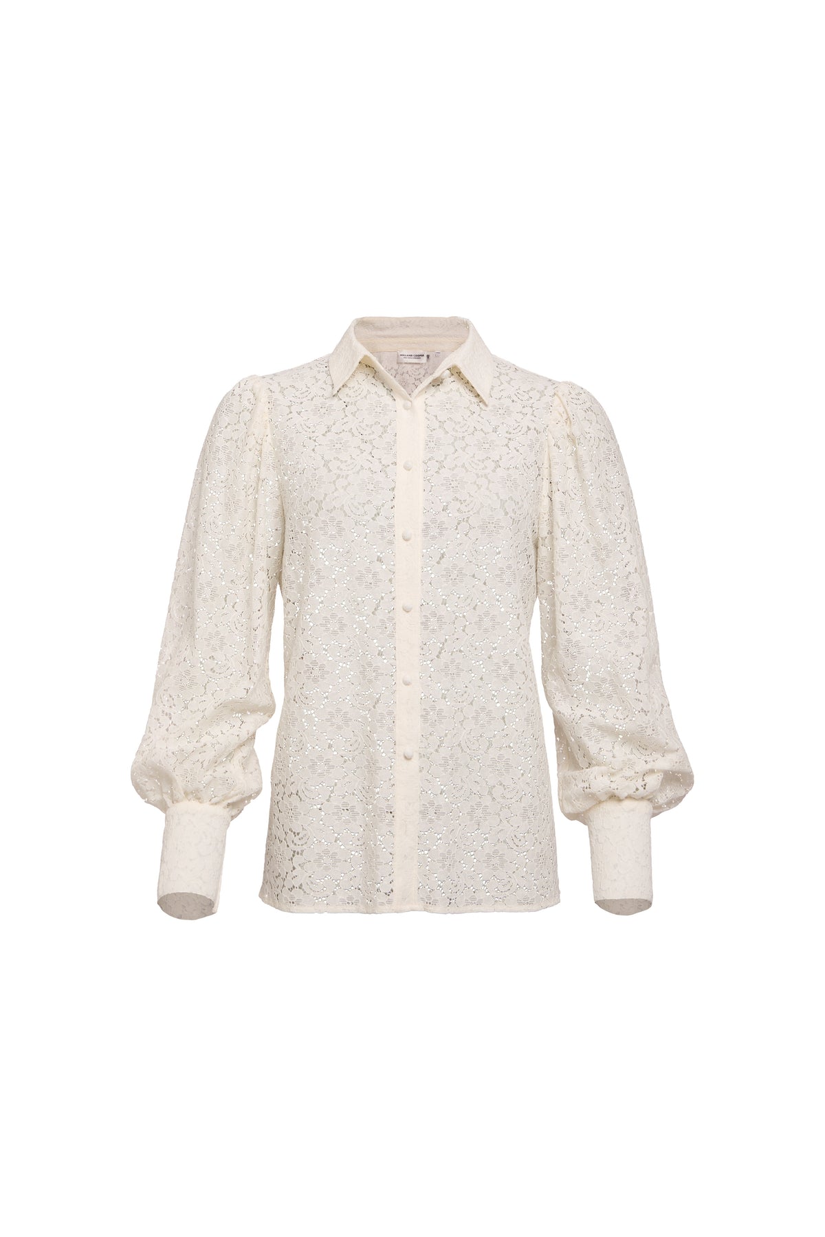 The Iona Lace Shirt (Ivory) Look