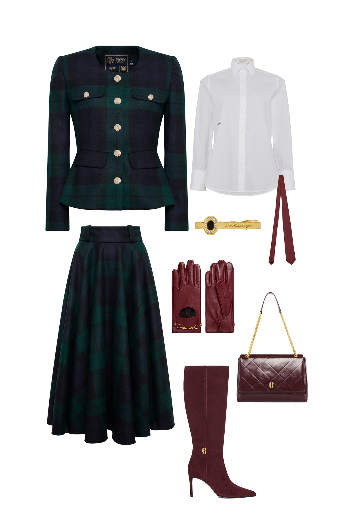 Jade's Cheltenham Look (Blackwatch)