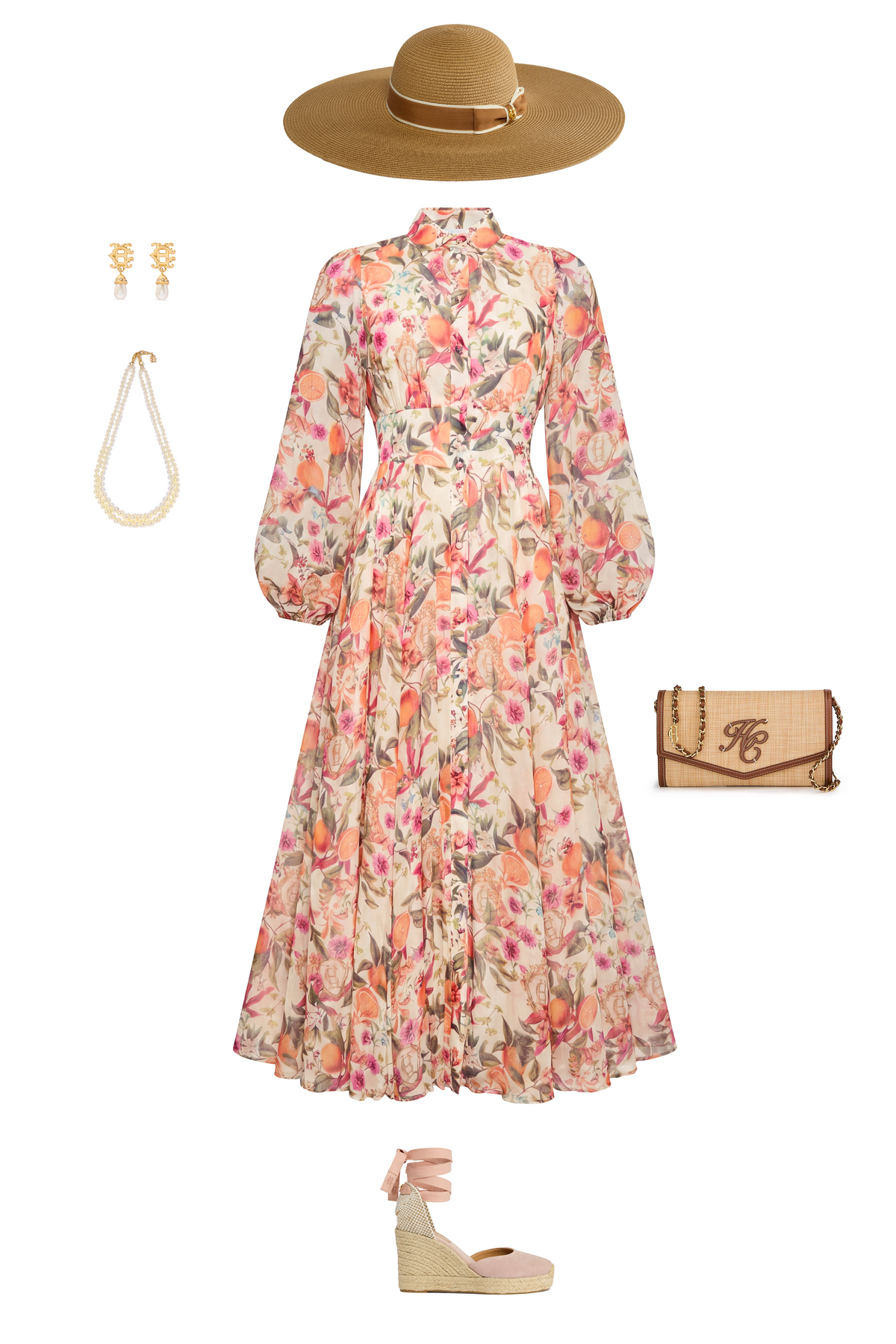 The Paros Shirt Dress (The Orangery) Look