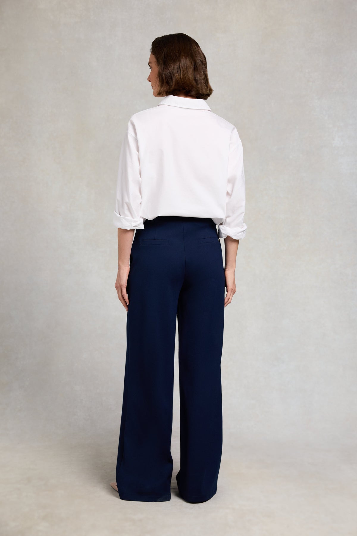 Jersey Amoria Wide Leg (Ink Navy)