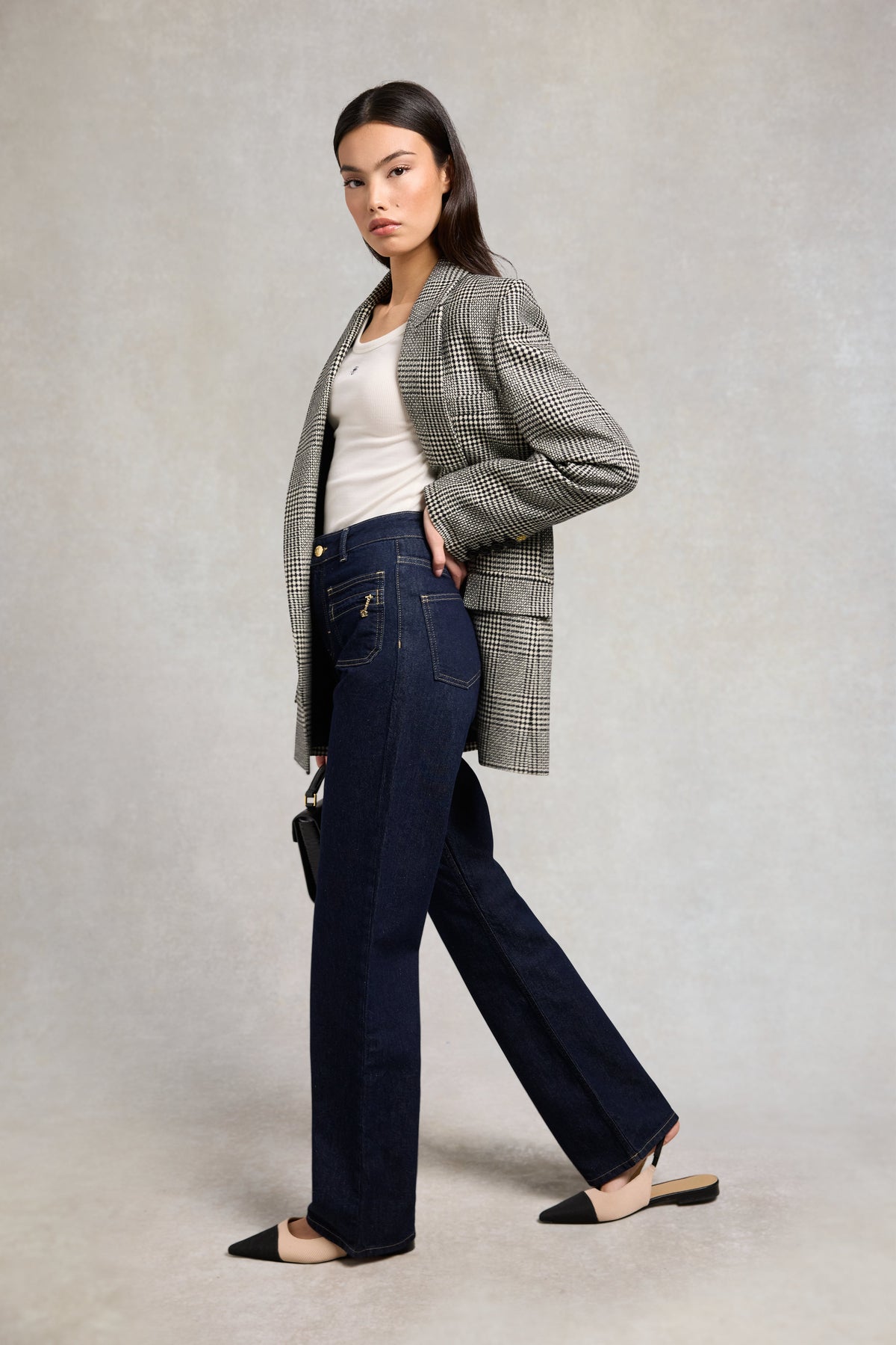 Jessica Straight Jean (Dark Indigo)