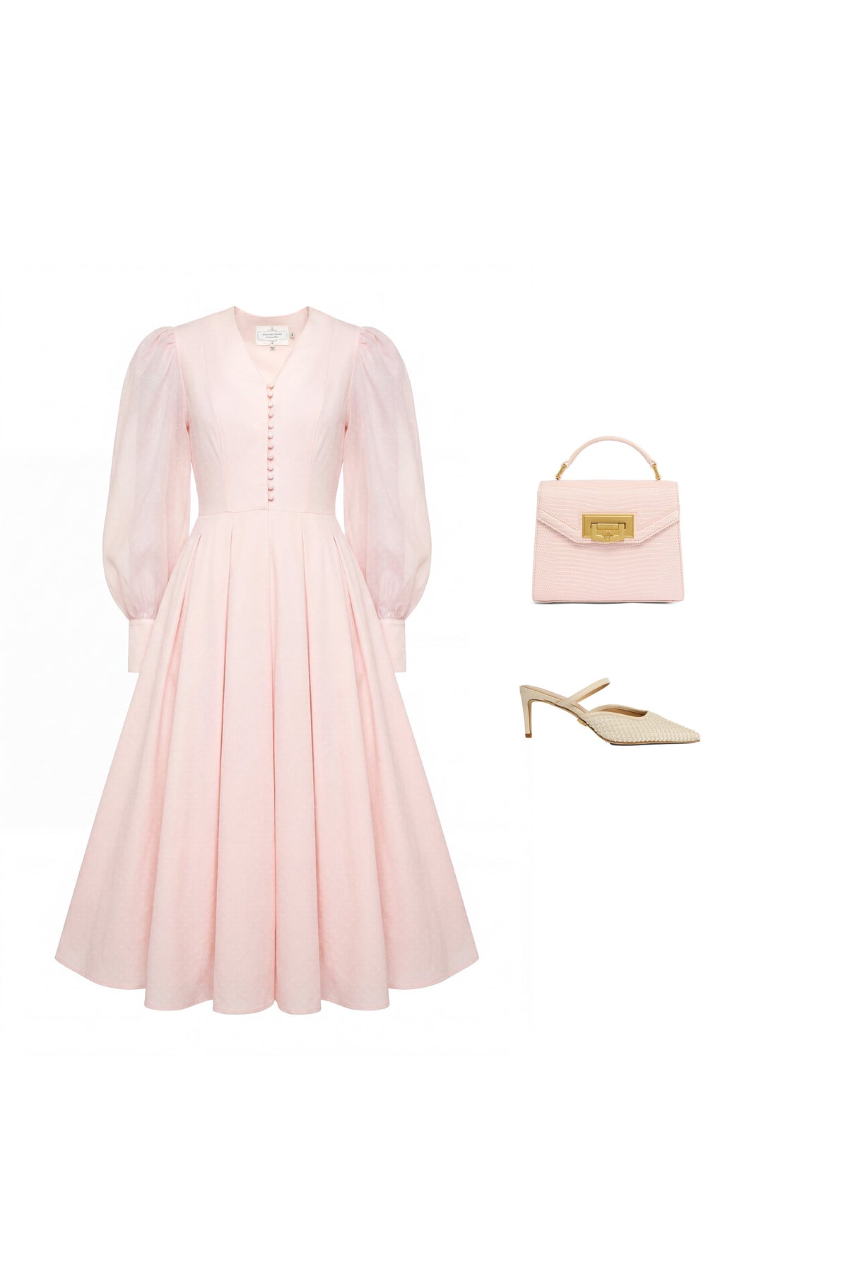 Kate Yuille's Royal Ascot Look (Blush Polka Dot)