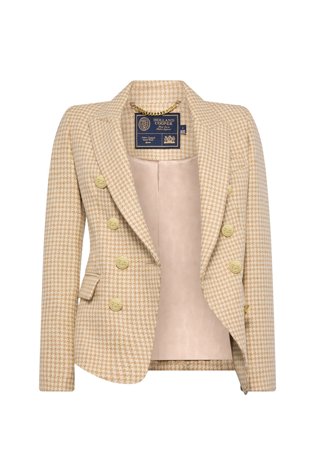 Knightsbridge Blazer (Camel Puppy Tooth)