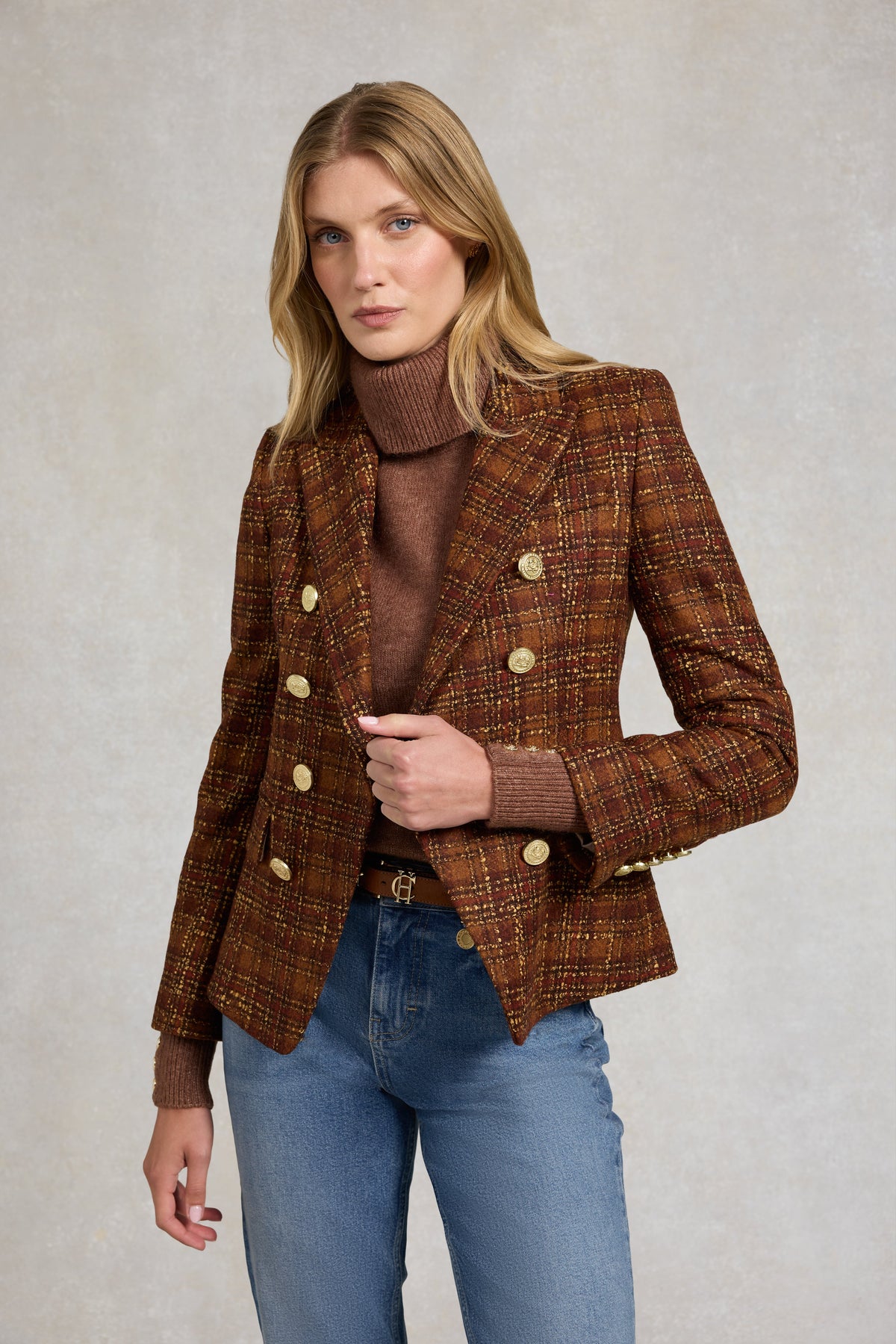 Knightsbridge Blazer (Amber Tweed)