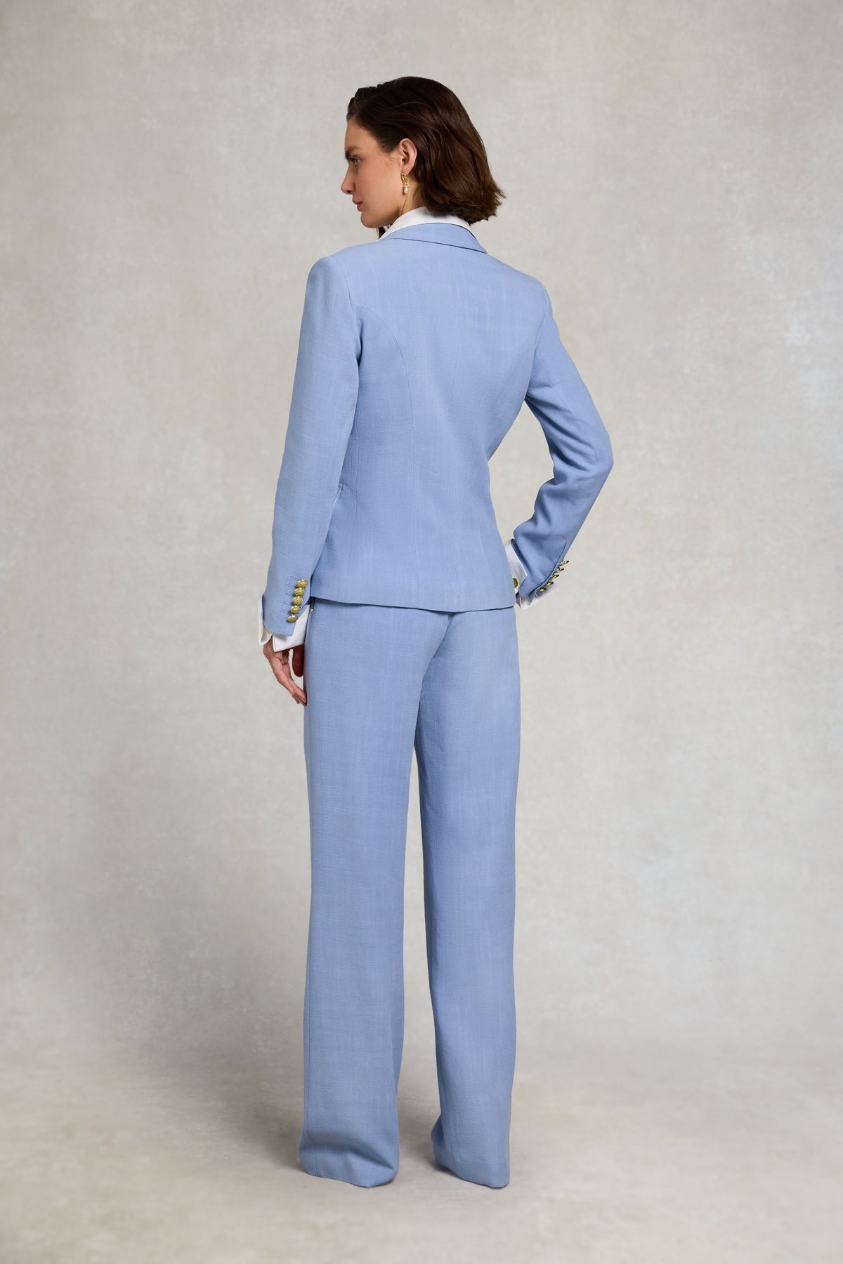 Knightsbridge Blazer (Ice Blue Linen)