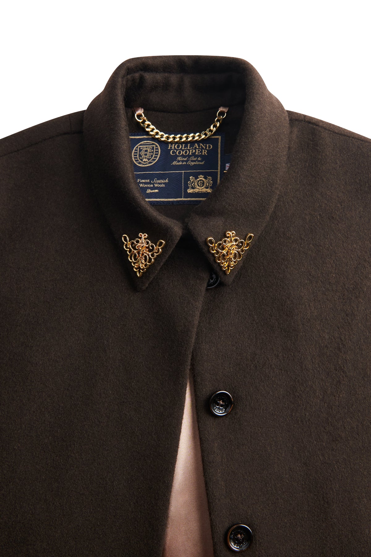 Knightsbridge Cape (Chocolate)