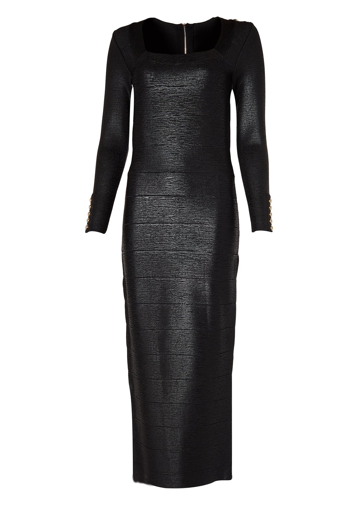Lottie Bandage Dress (Black Foil)