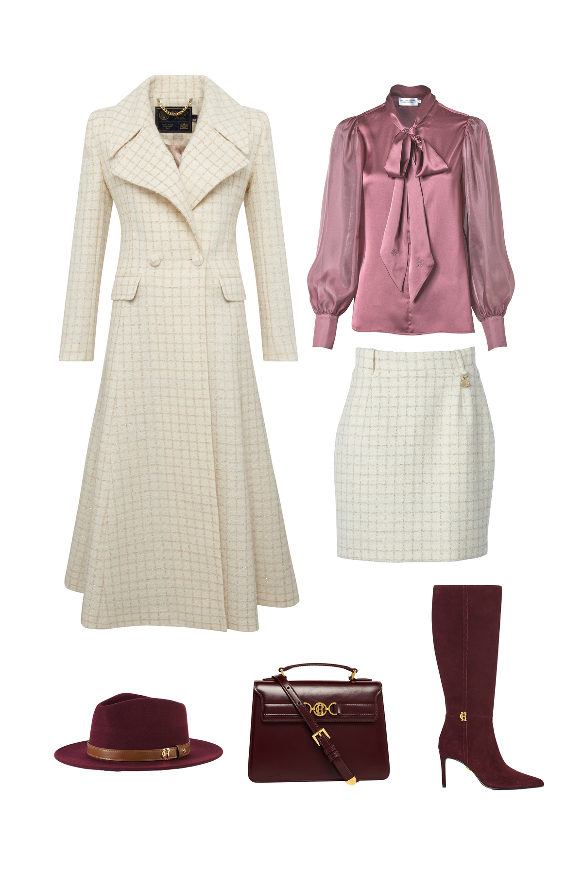 Laura Collett's Cheltenham Look (Ivory Sparkle Tweed)