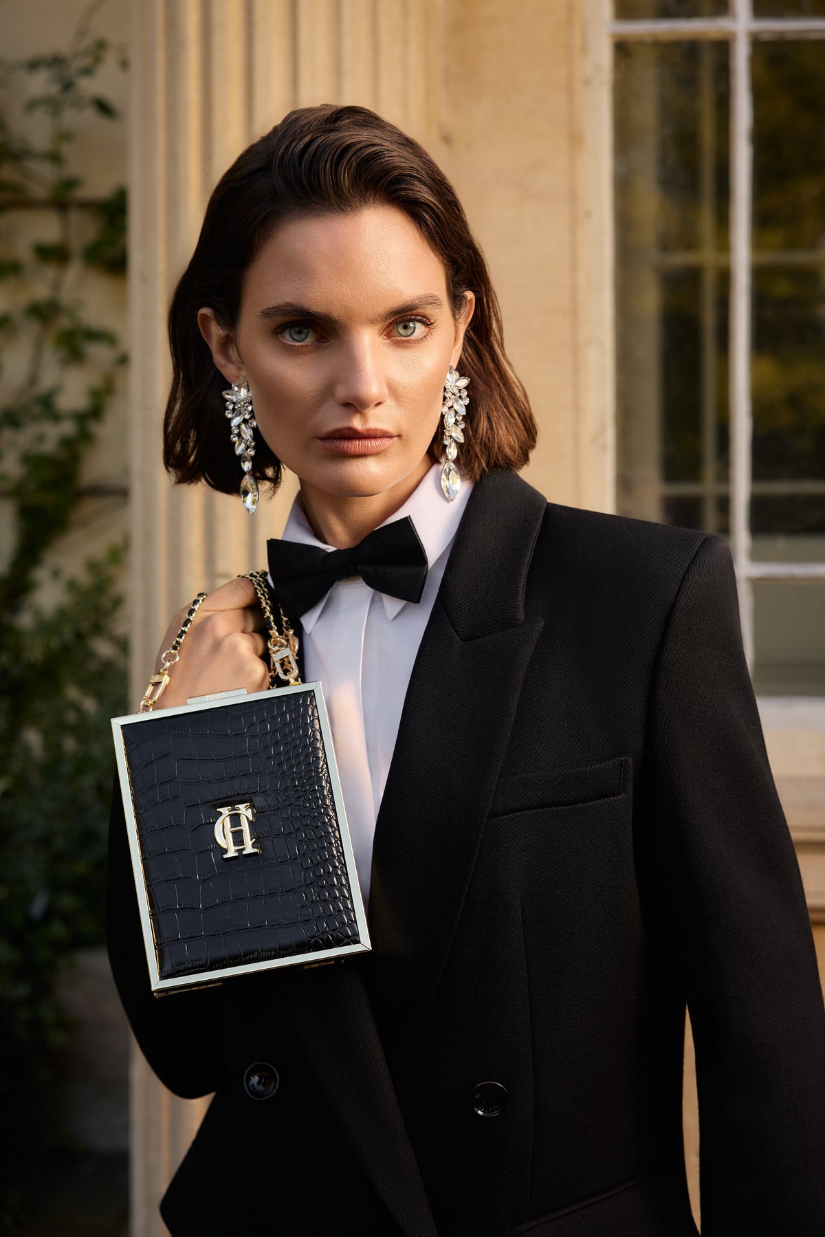 HC Miniaudiere (Black Croc)
