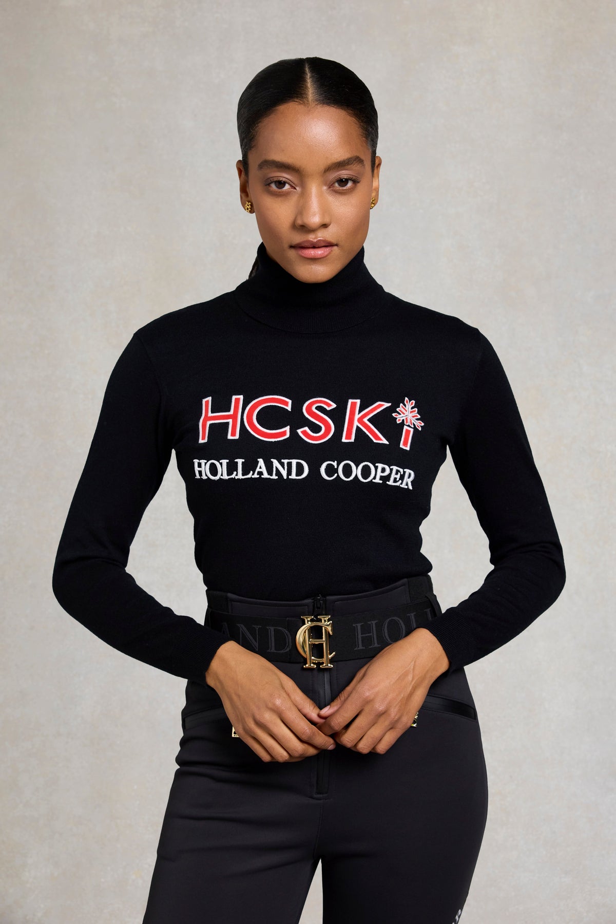 Logo Ski Knit (Black)