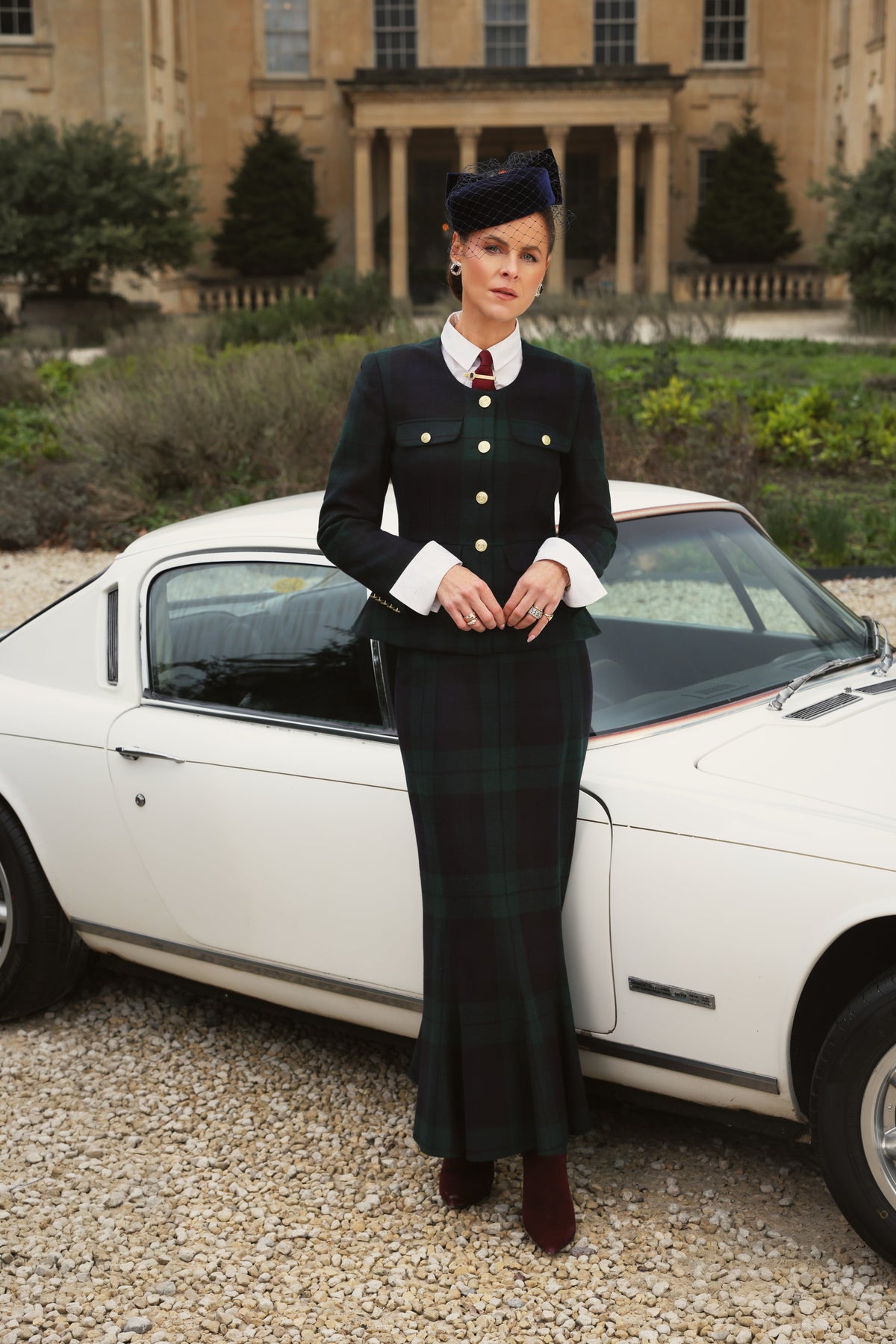 Tailored Peplum Jacket (Blackwatch)