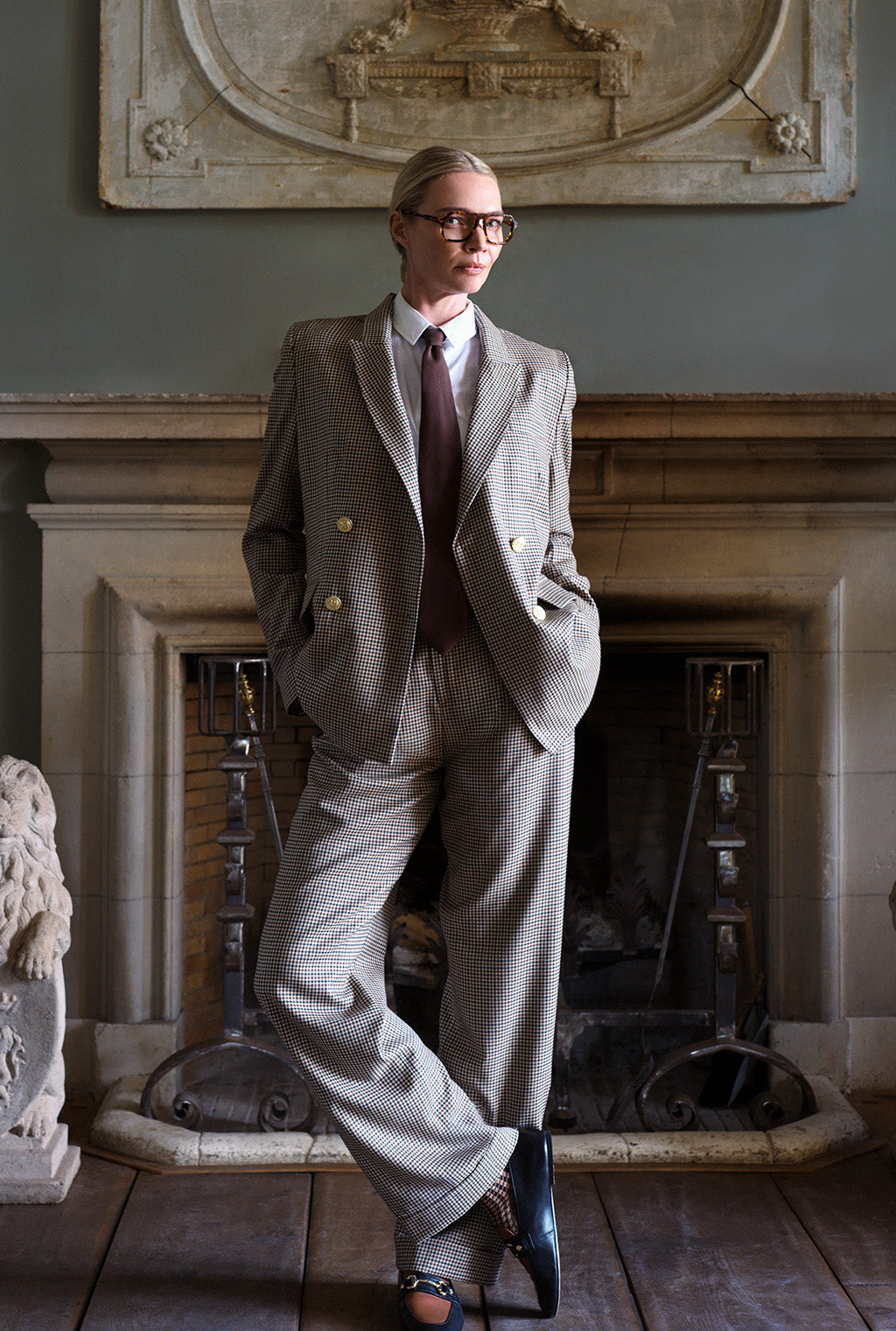 Jodie's Westminster Tweed Look