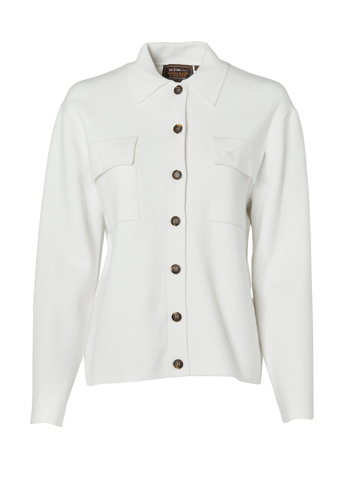 Maria Knitted Overshirt (Natural)