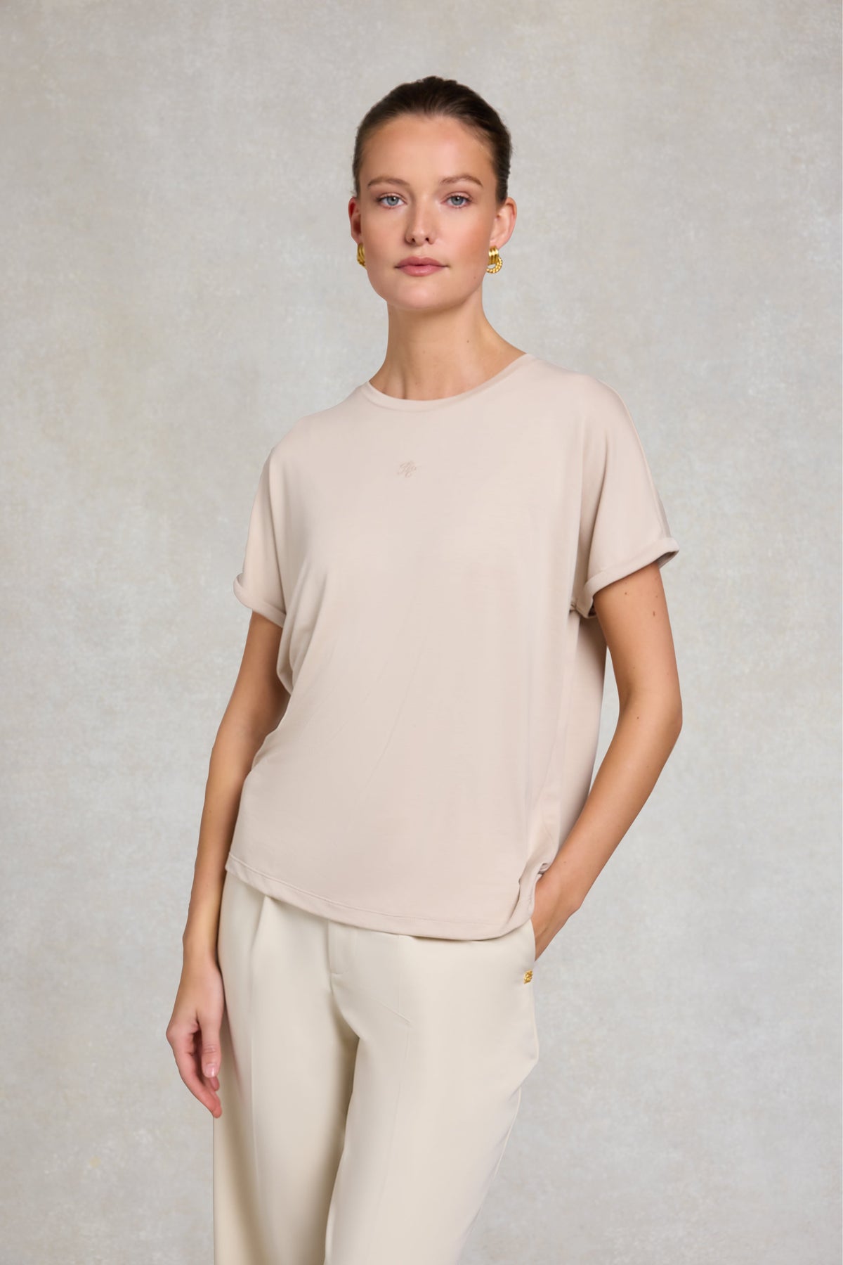 Madison Tee (Light Stone)
