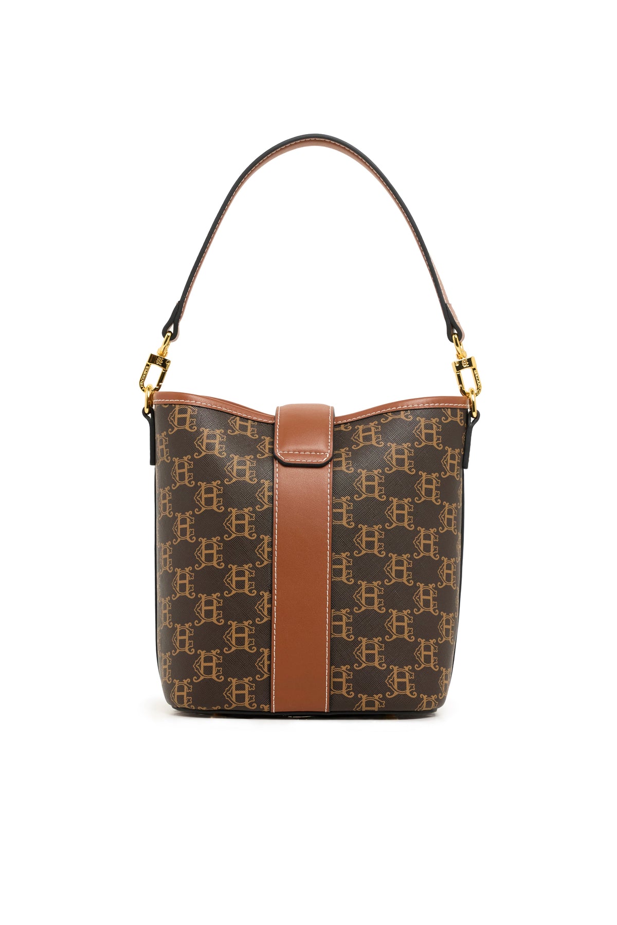 Milan Mini Bucket Bag (Tan Monogram)