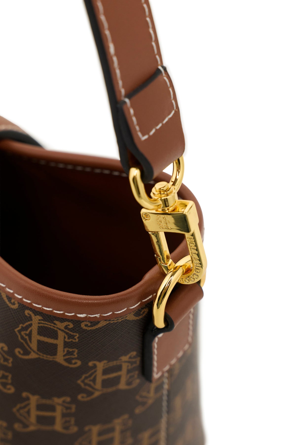 Milan Mini Bucket Bag (Tan Monogram)