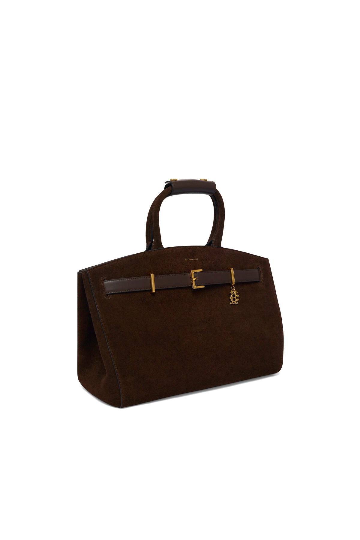 Milan Tote (Chocolate Suede)