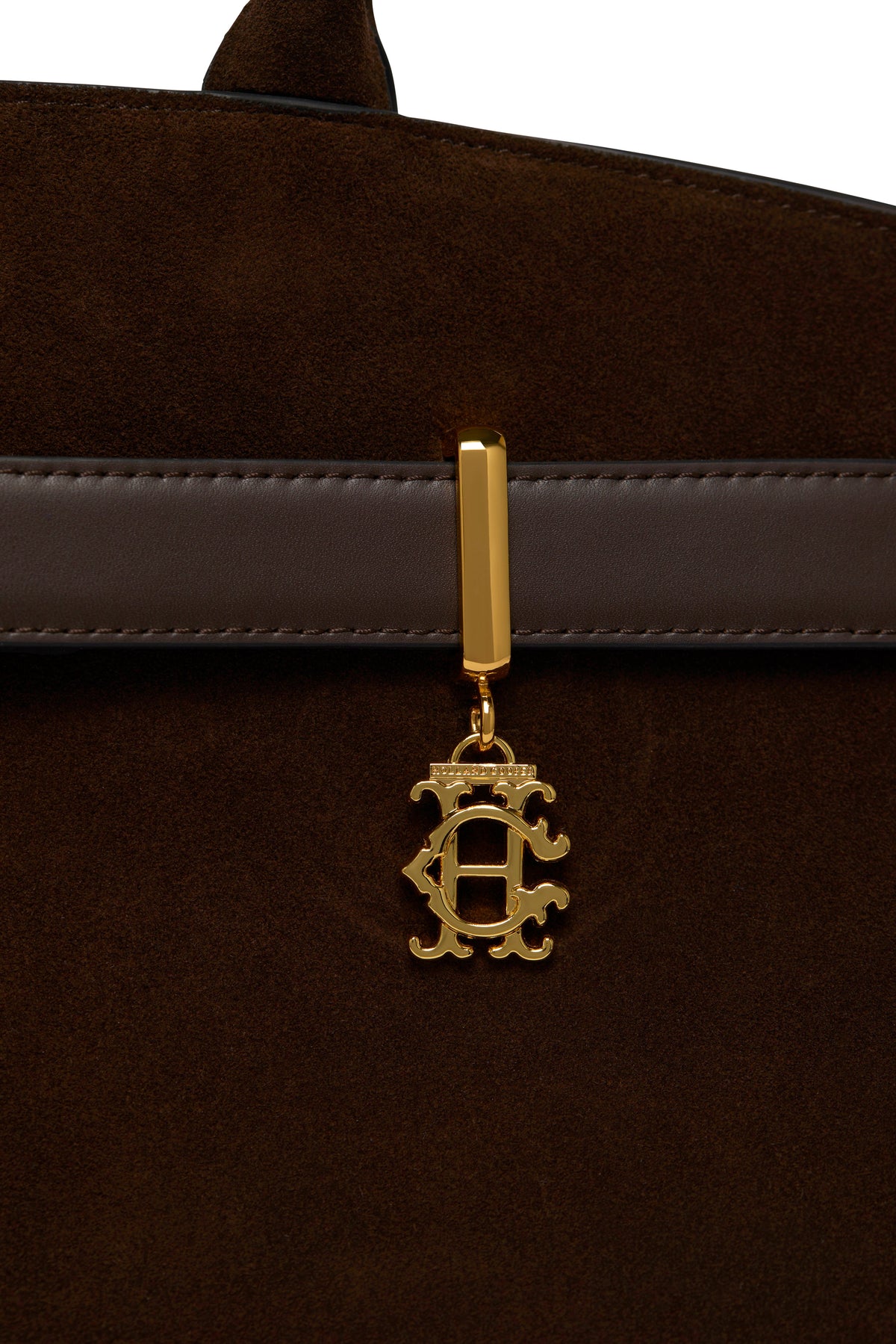 Milan Tote (Chocolate Suede)