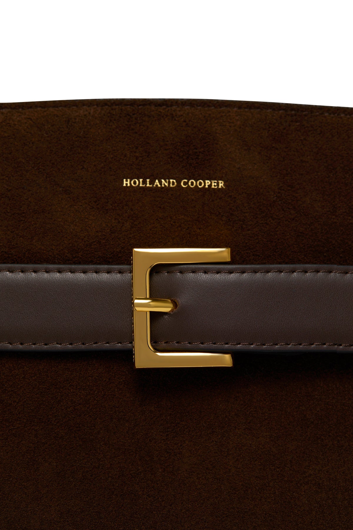 Milan Tote (Chocolate Suede)