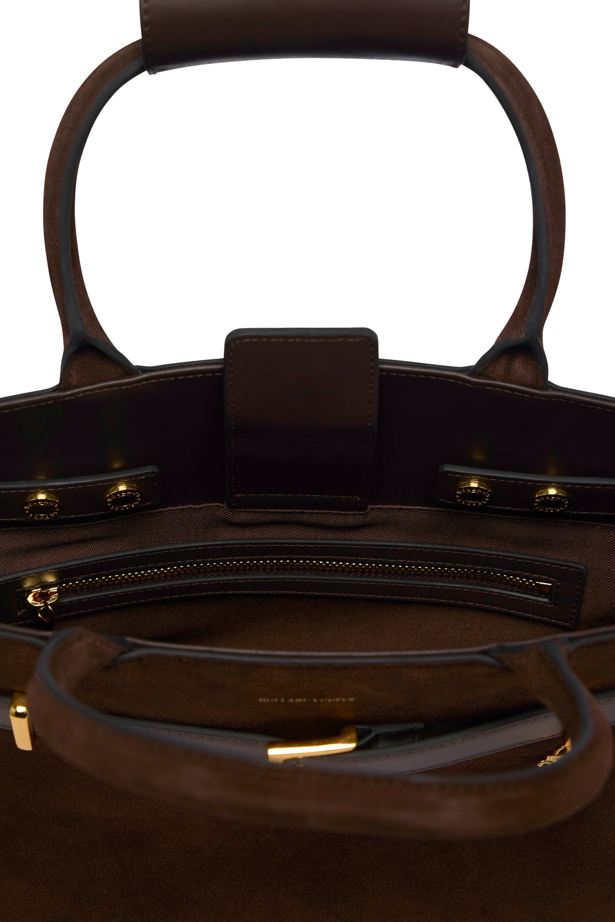 Milan Tote (Chocolate Suede)
