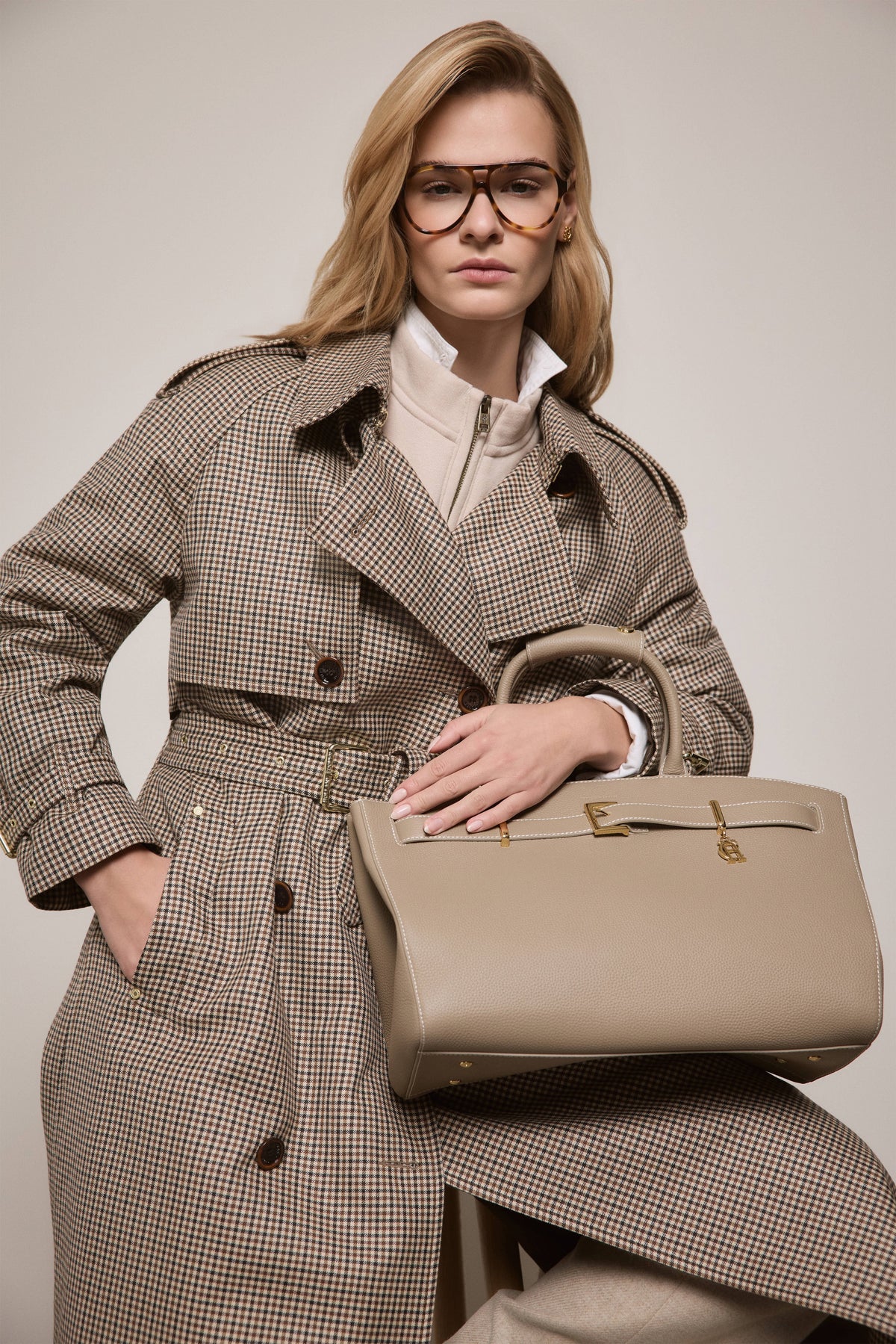Milan Tote (Mink Leather)