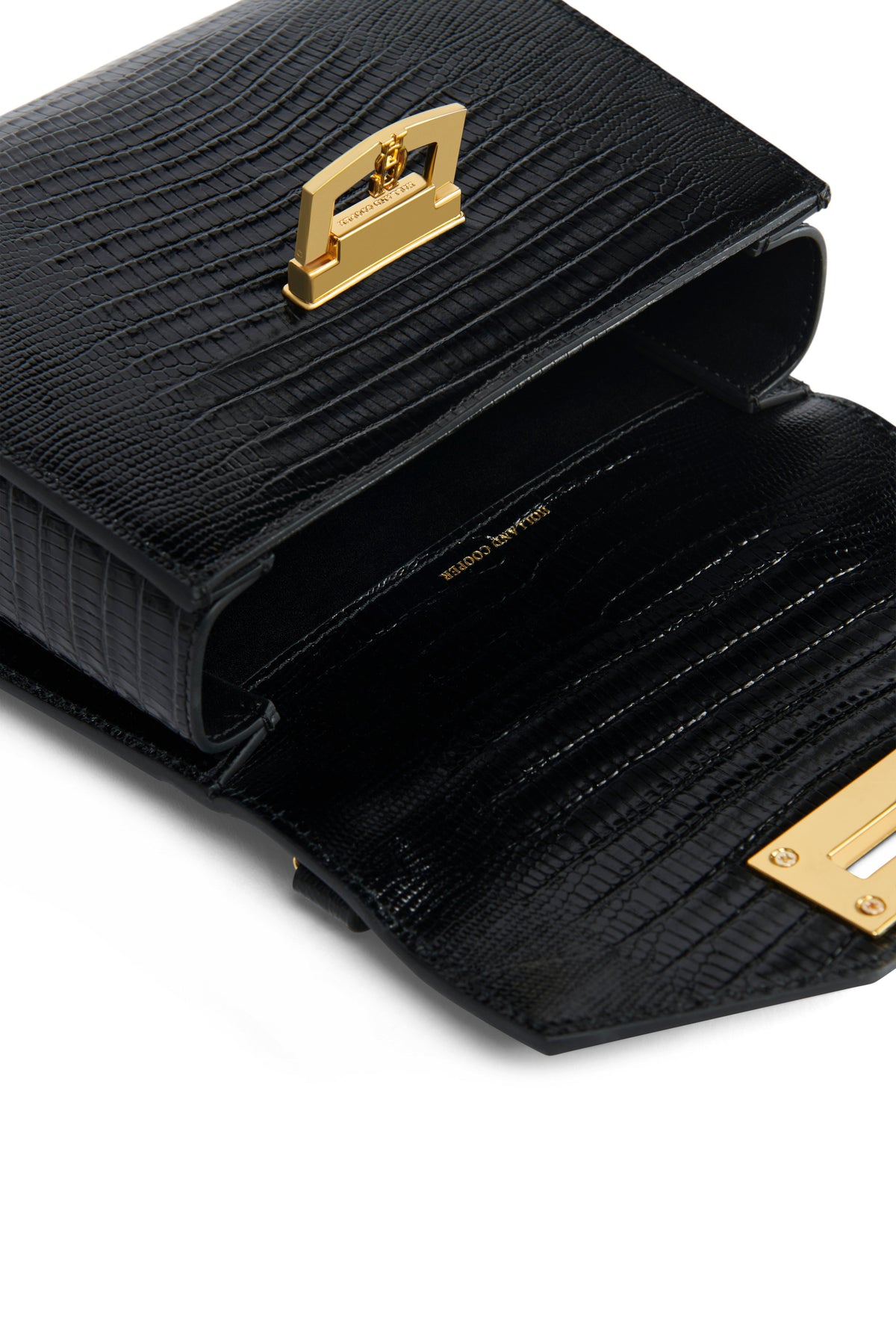 Mini Cheltenham Bag (Black Lizard)