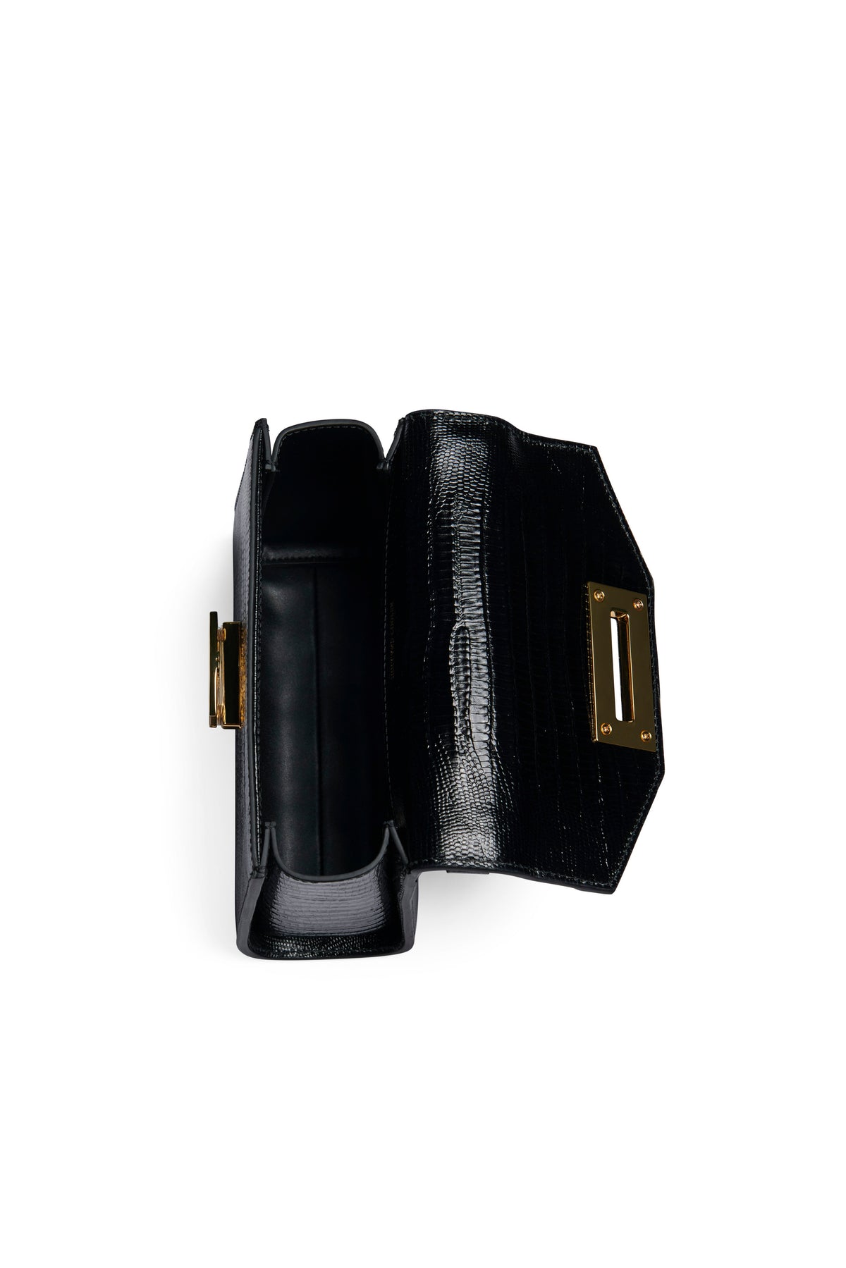 Mini Cheltenham Bag (Black Lizard)