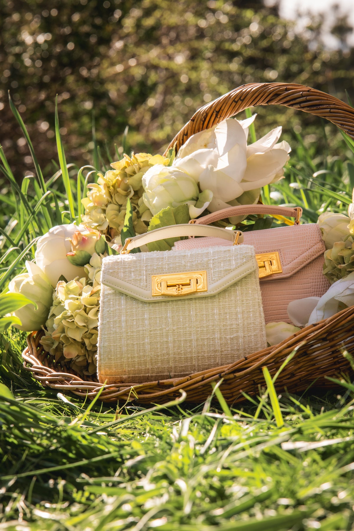 Mini Cheltenham Bag (Cream Boucle)