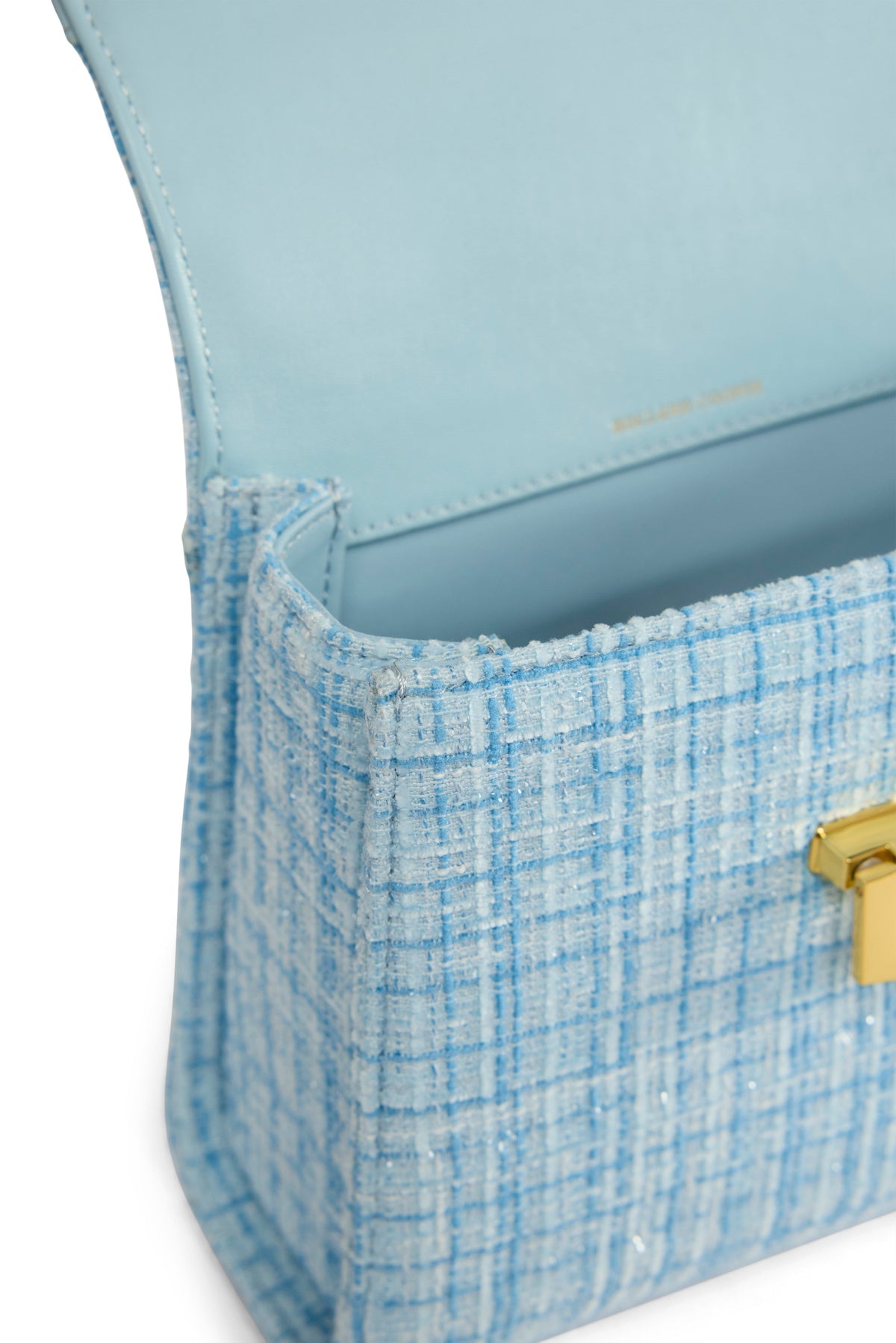 Mini Cheltenham Bag (Ice Blue Boucle)