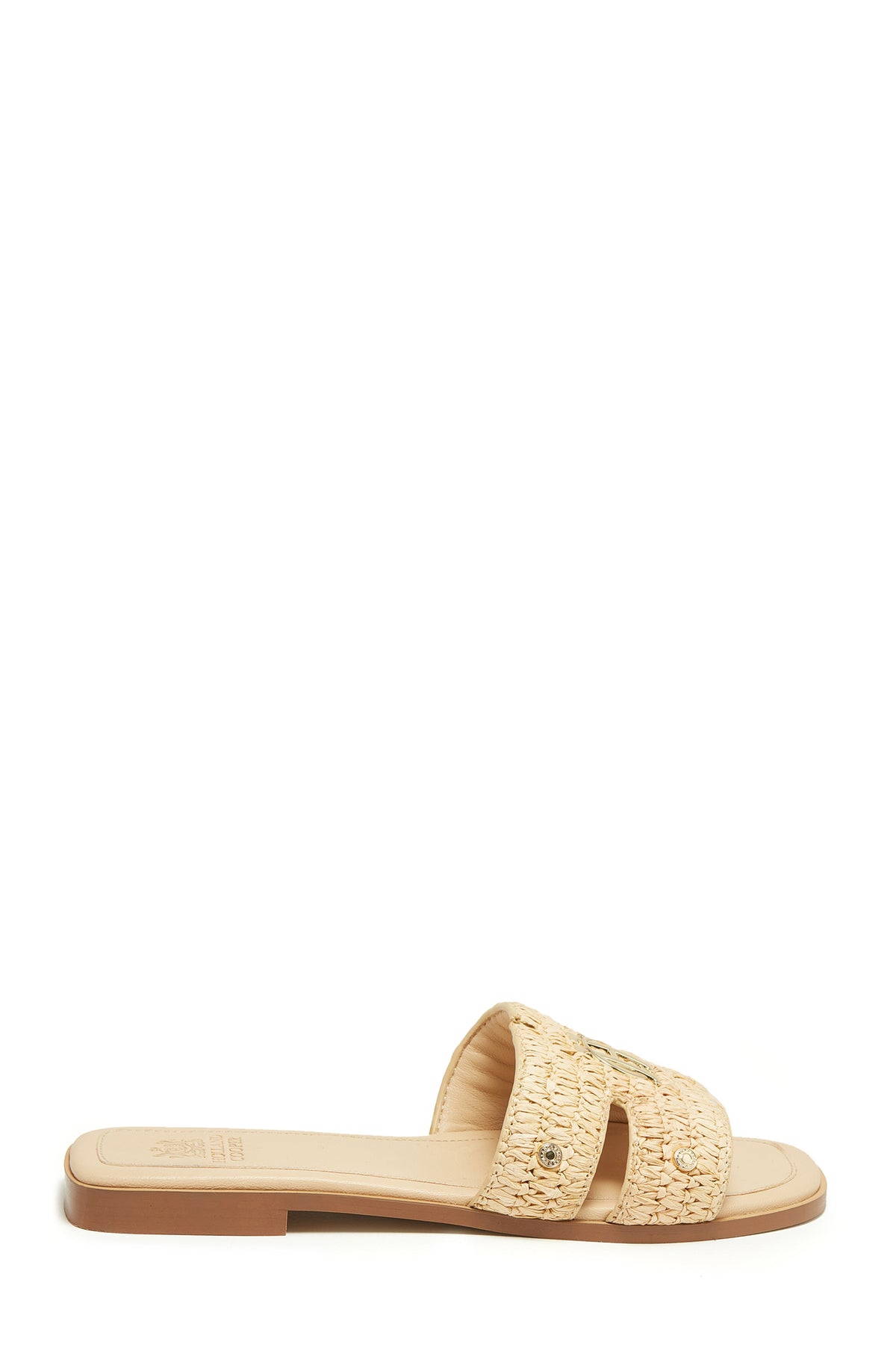 Monogram Slides (Natural Straw)