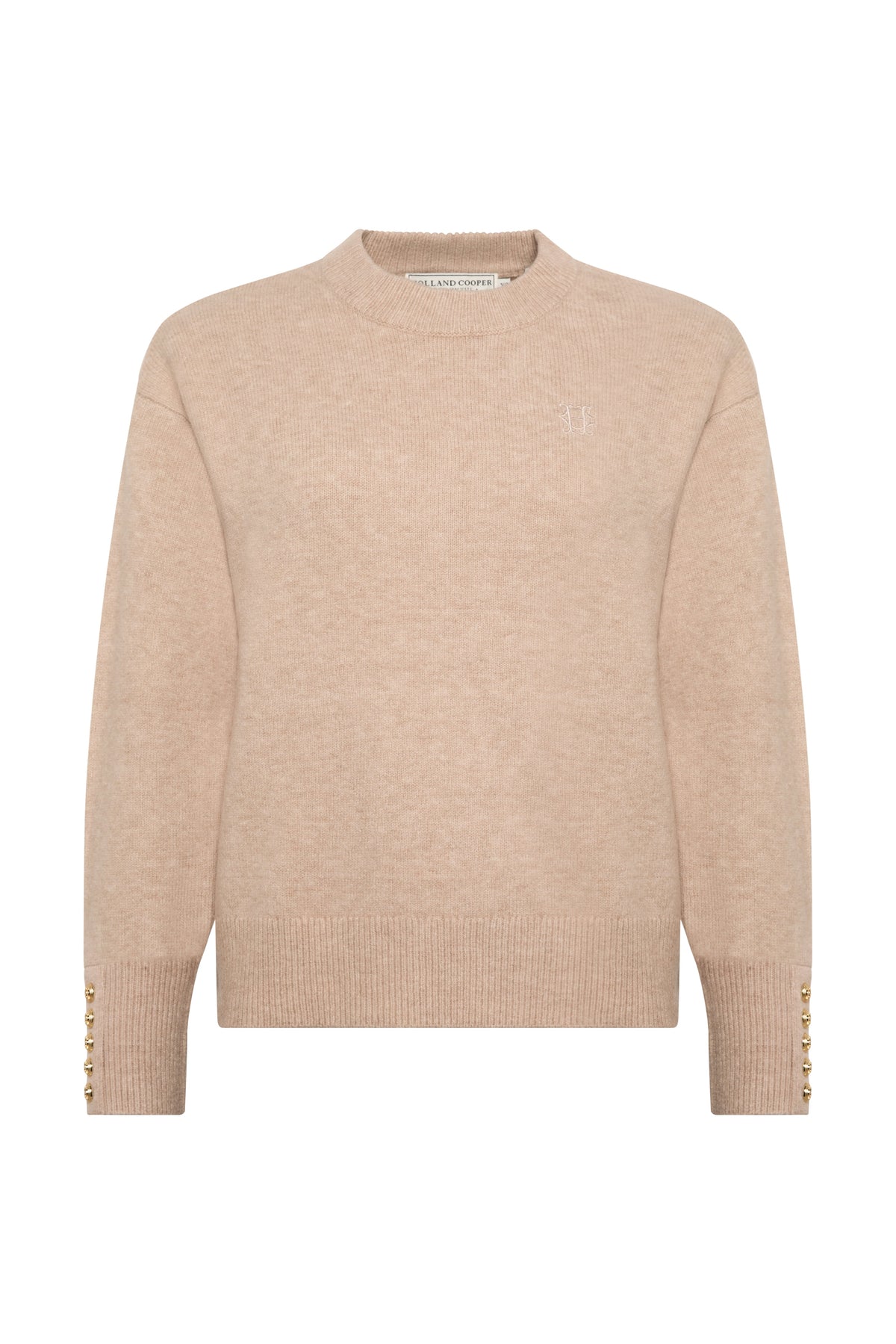 Nina Crew Neck Knit (Toffee Marl)