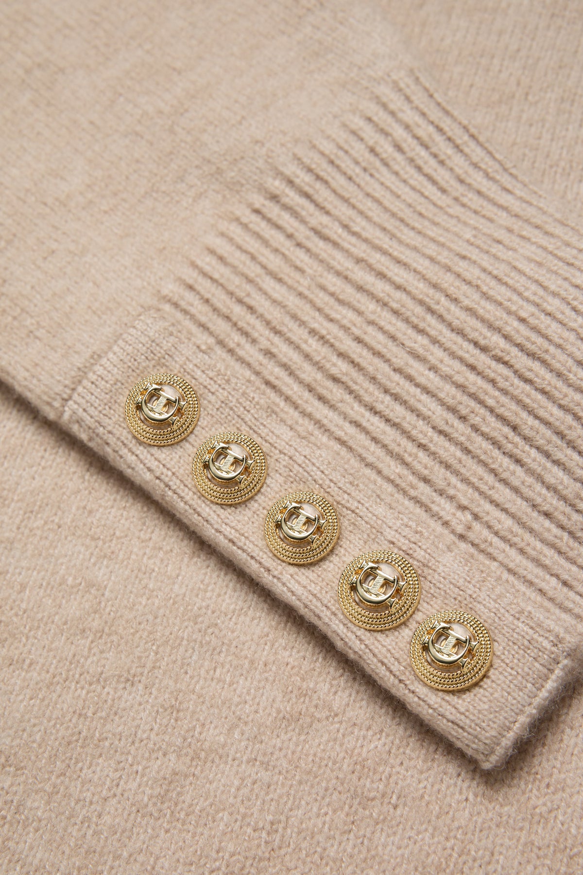 Nina Crew Neck Knit (Toffee Marl)