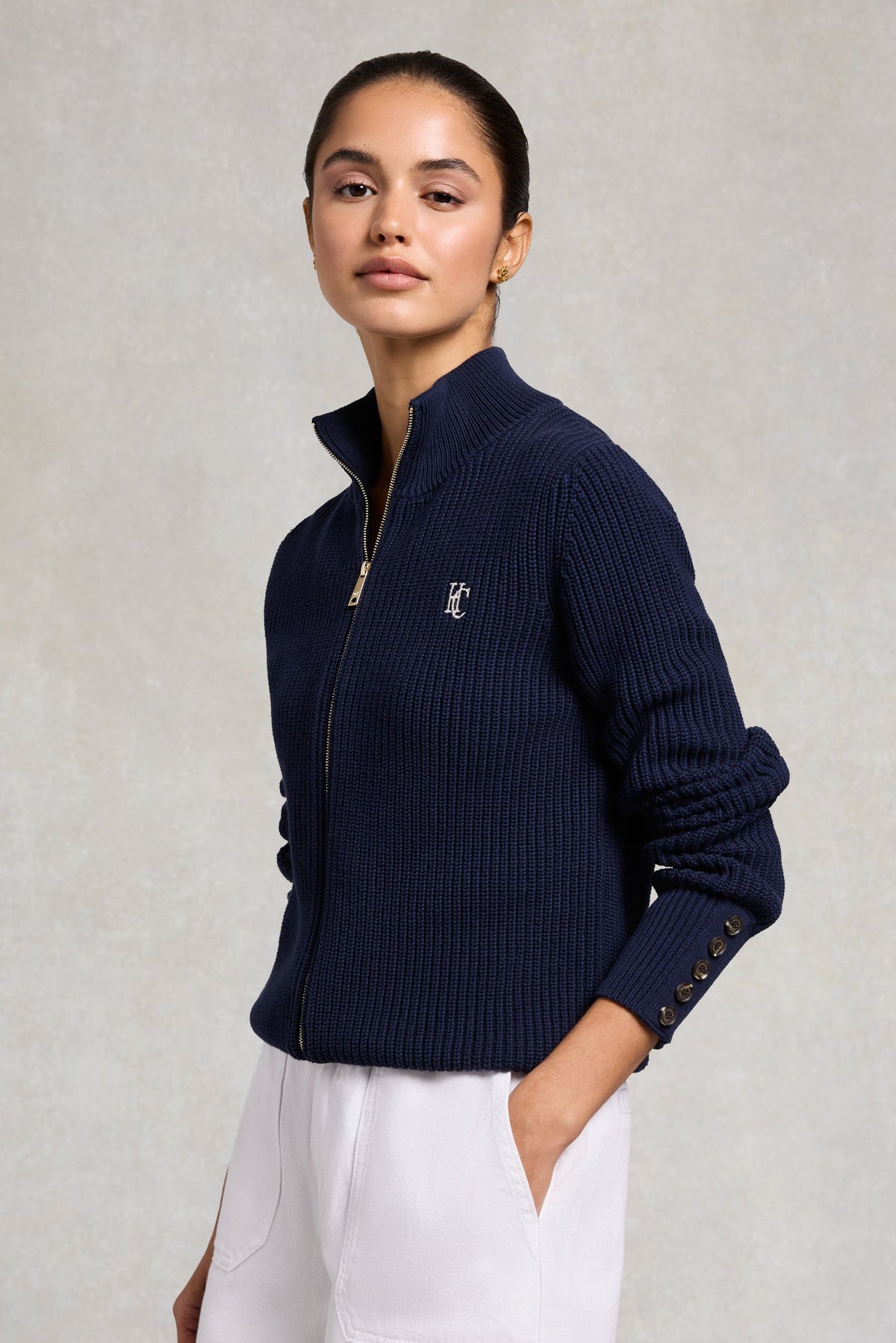 Northleach Cardigan (Ink Navy)