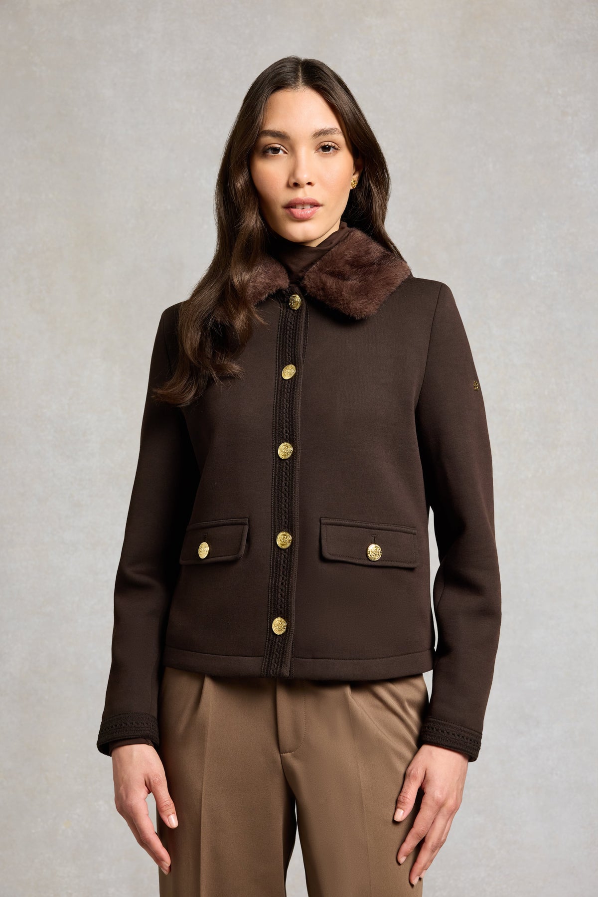 Ottie Trophy Jacket (Chocolate)