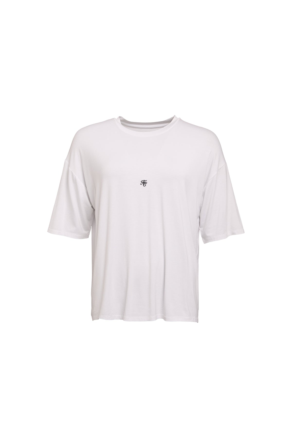Oversized Monogram Tee (White)