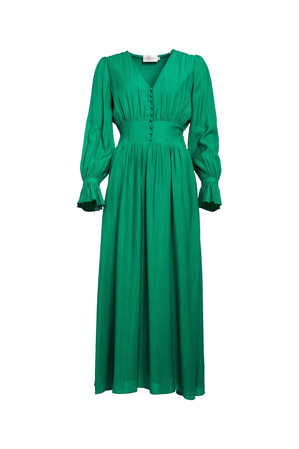 Phoebe V-Neck Maxi Dress (Jewel Green)