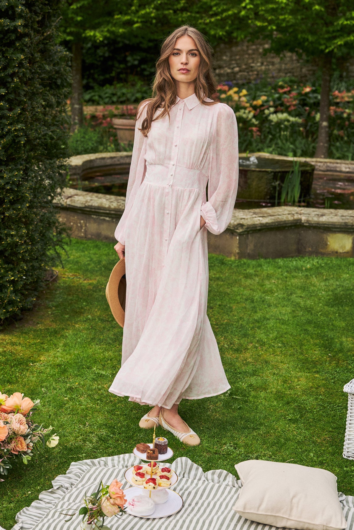 Paros Shirt Dress (Tropical Pink Paisley)