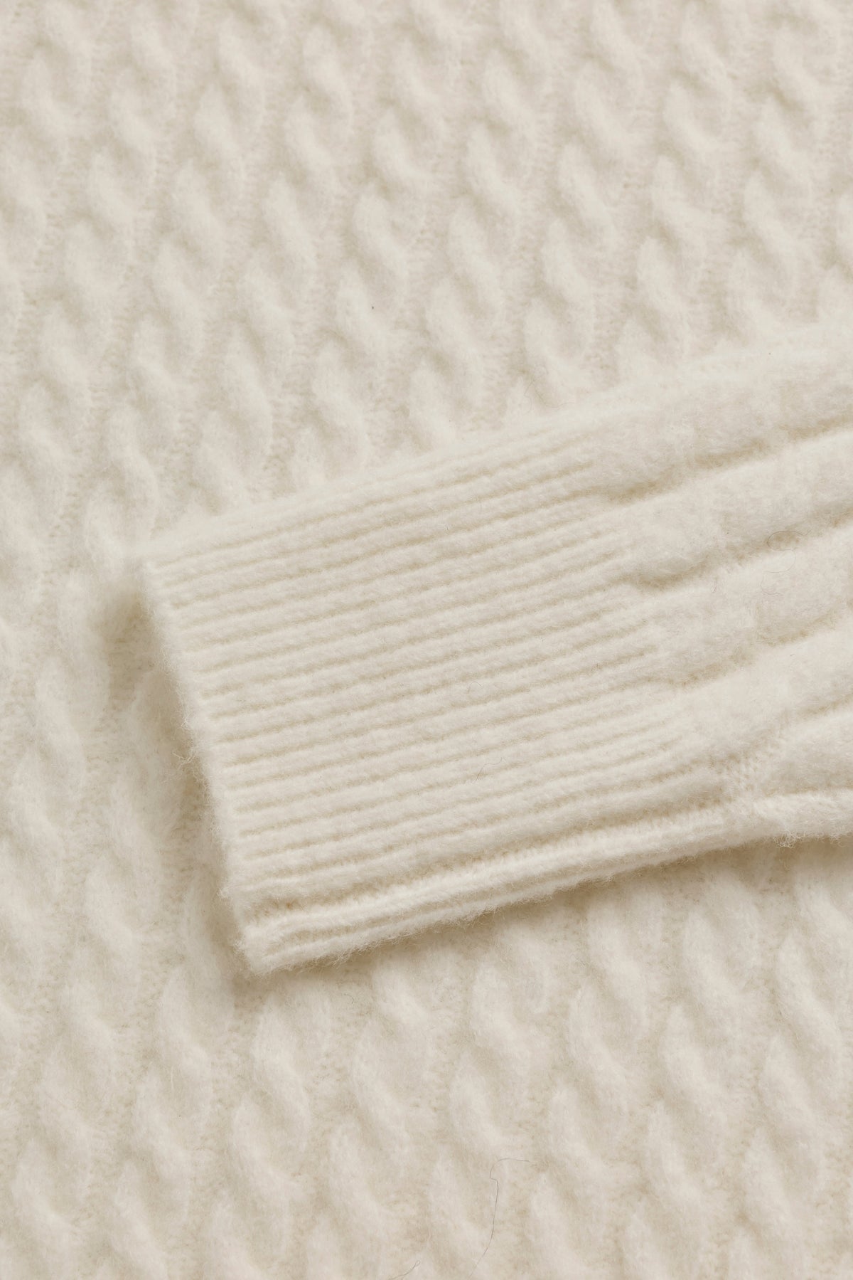 Polly Roll Neck Knit (Winter White)